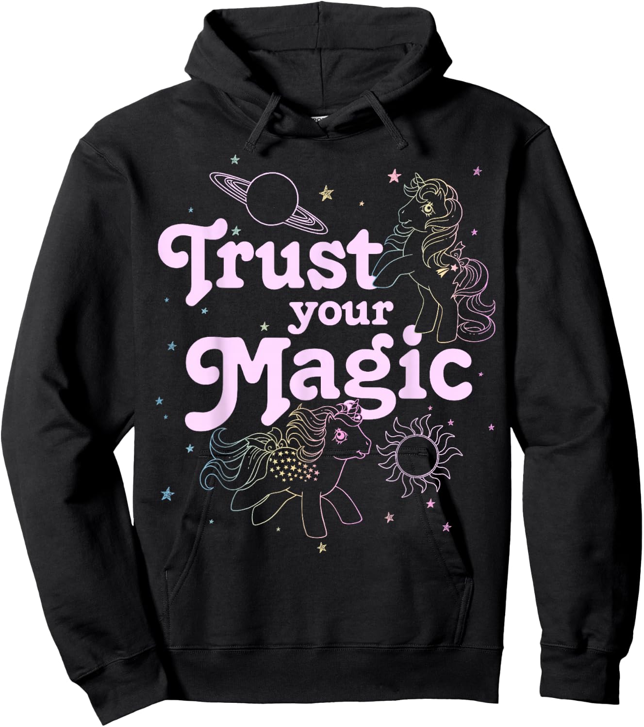 My Little Pony Trust Your Magic Celestial Ponies Hoodie - Hoodie | Black