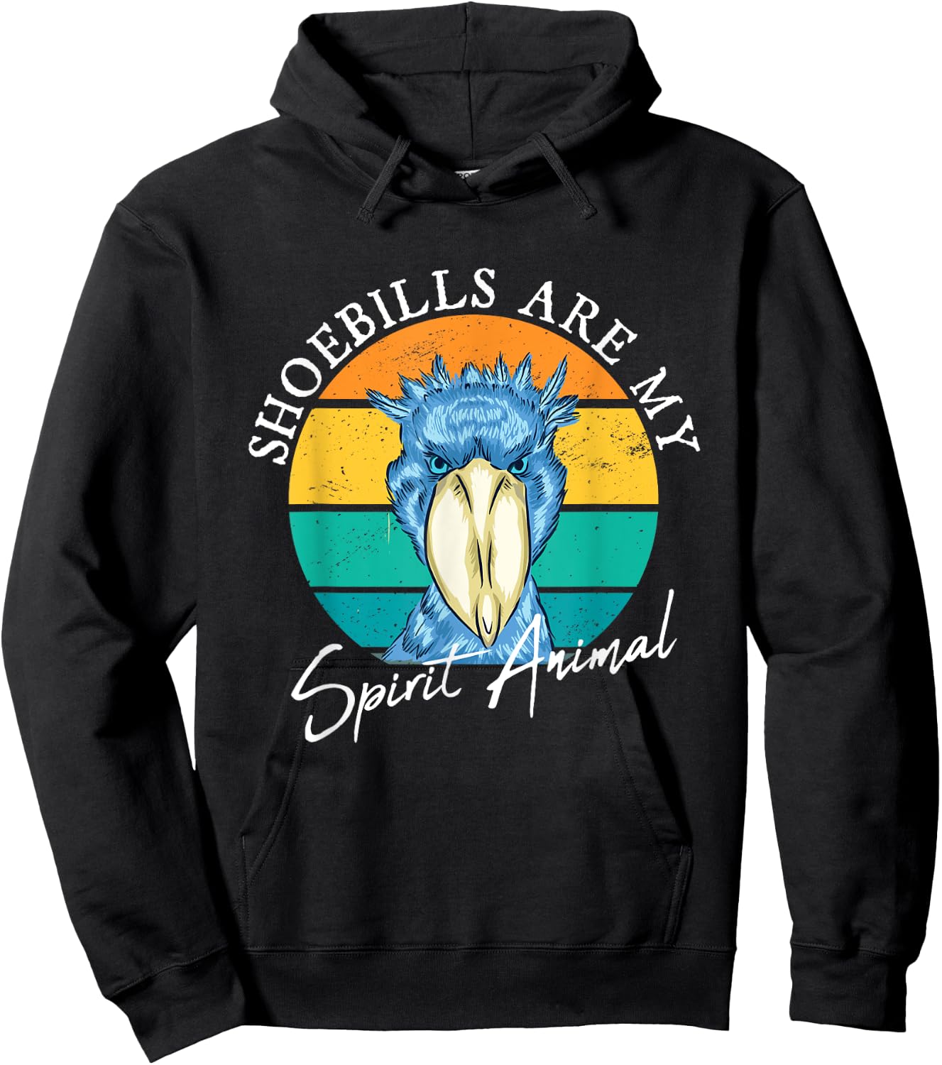 Shoebills Are My Spirit Animal African Bird Shoebill Stork Hoodie - Hoodie | Black