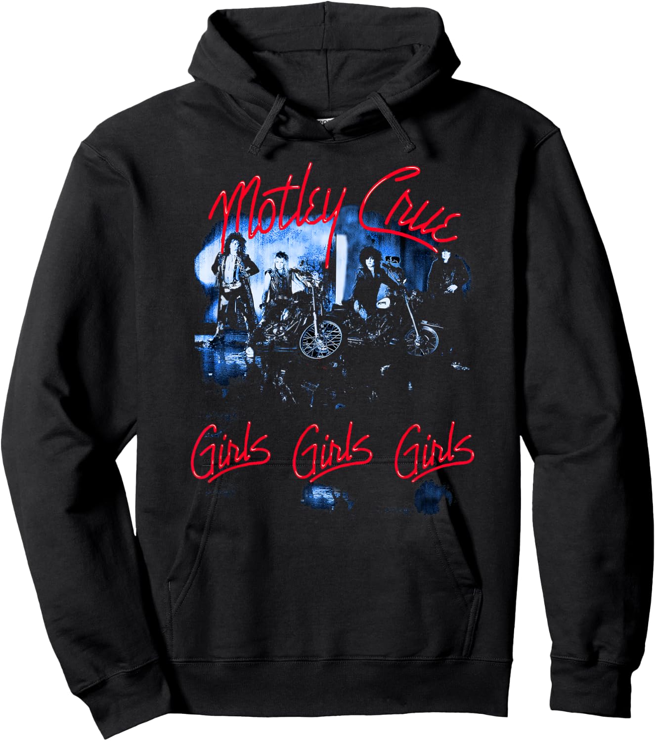 Mötley Crüe - Girls Girls Tracklist Hoodie - Hoodie | Black