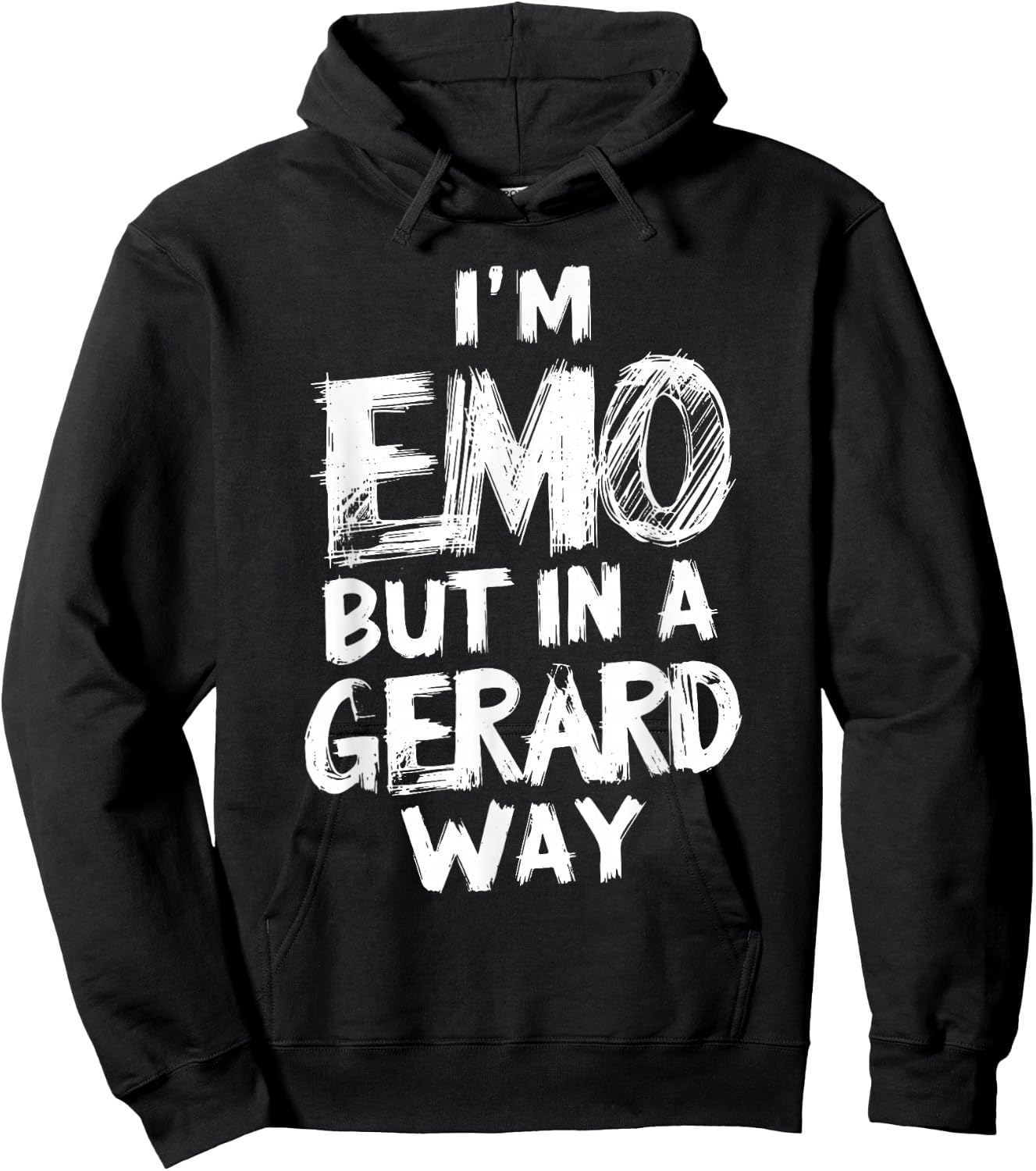 I'm Emo But In A Gerard Way E-Girl E-Boy Punk Goth Hoodie - Hoodie | Black