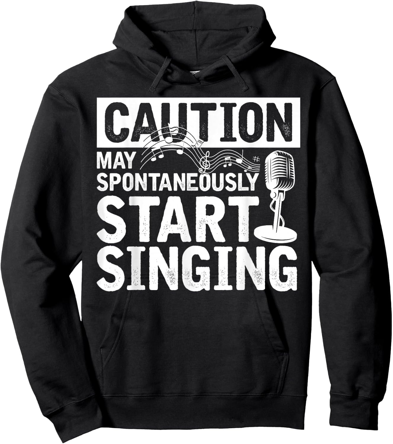 Theatre Stage Singer Musician Gift Funny Musical Hoodie - Hoodie | Black
