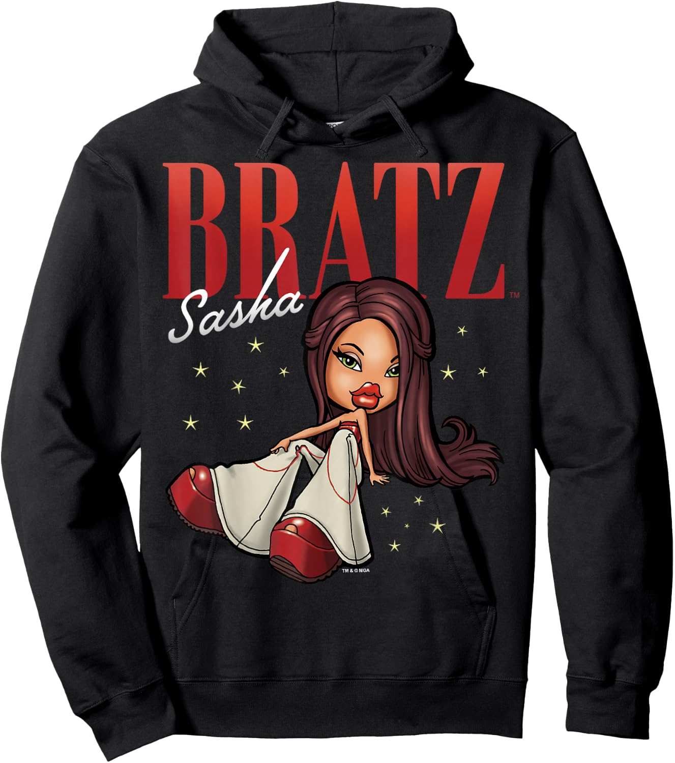 Bratz Sasha Portrait Hoodie - Hoodie | Black