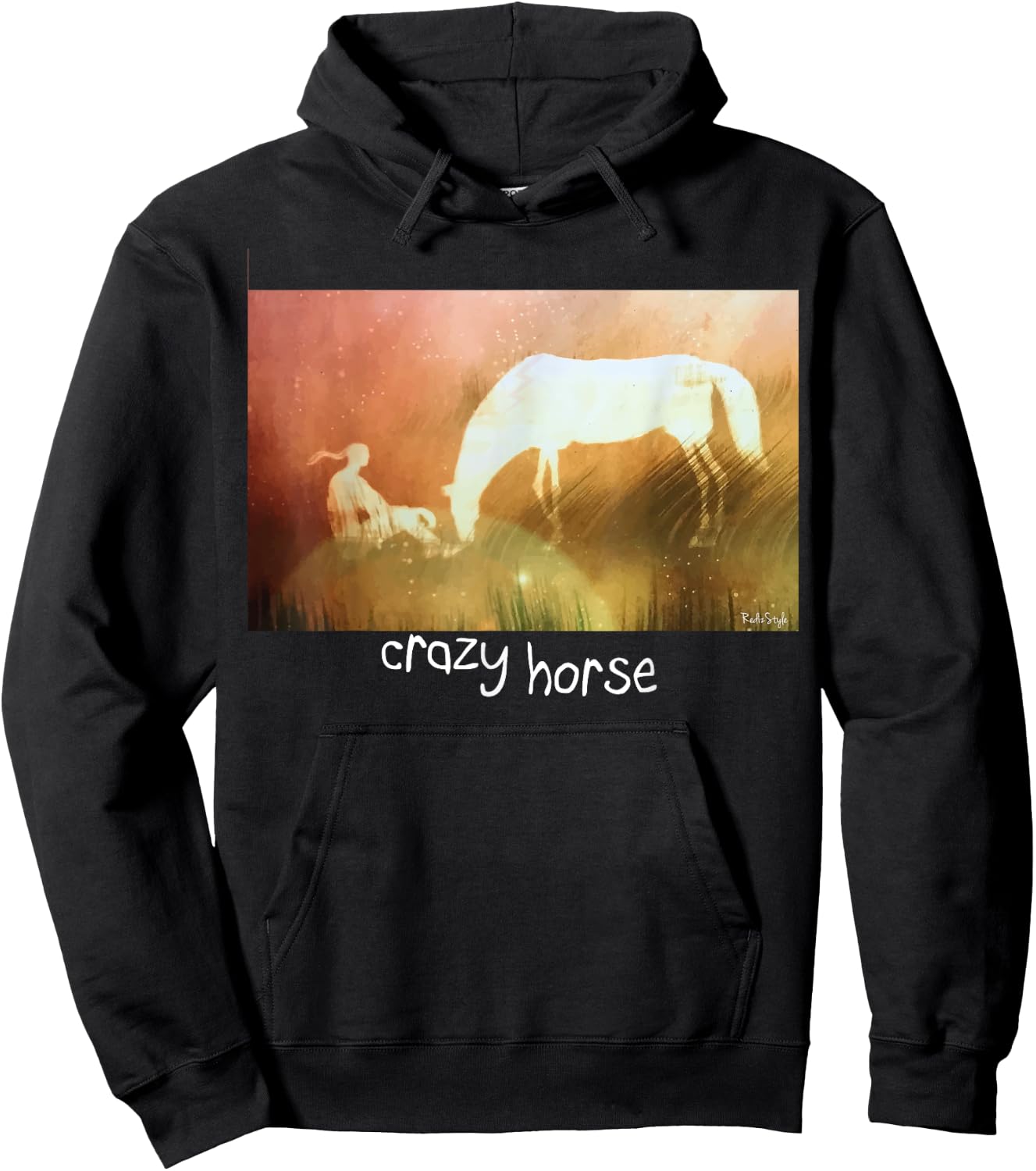 Crazy Horse Hoodie - Hoodie | Black