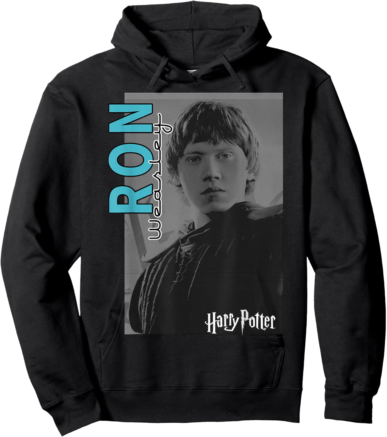 Harry Potter Ron Weasley Character Poster Hoodie - Hoodie | Black