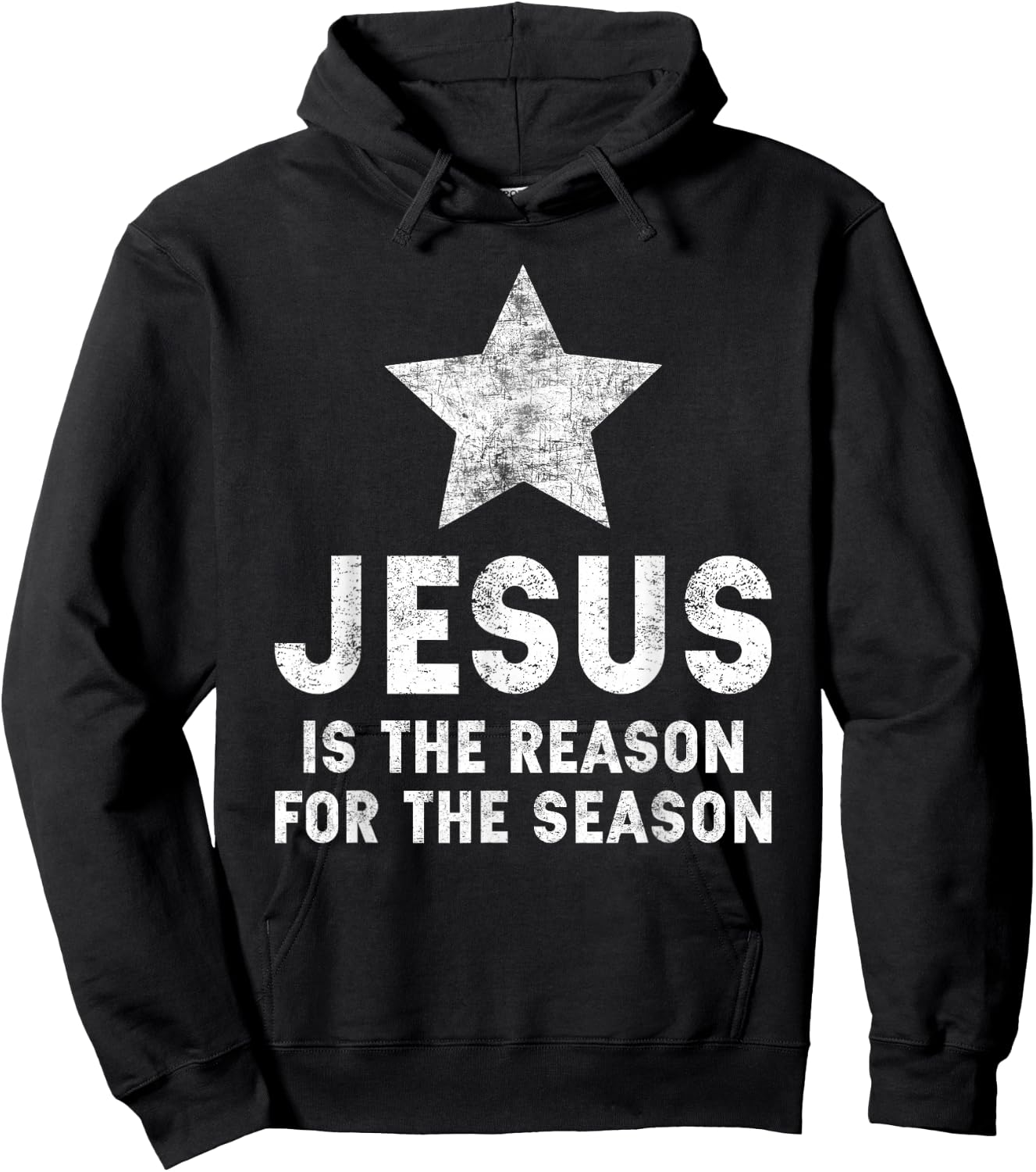 Jesus Is The Reason For The Season Christian Faith Christmas Hoodie - Hoodie | Black