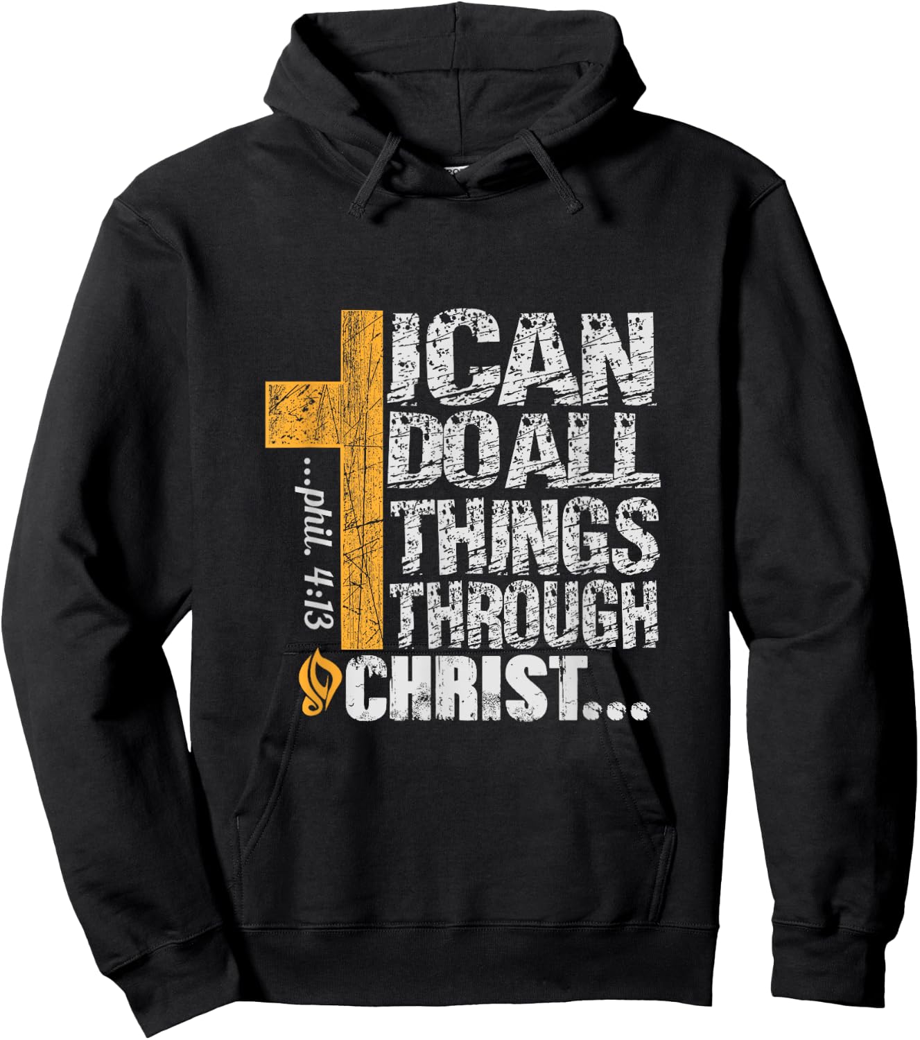 I can do all things through Christ Hoodie - Hoodie | Black