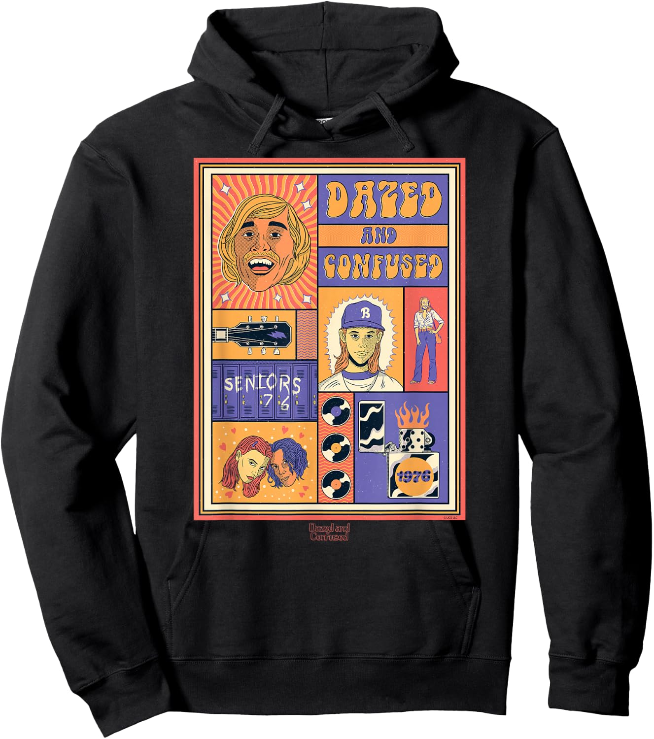 Dazed and Confused Seniors 76 Hoodie - Hoodie | Black