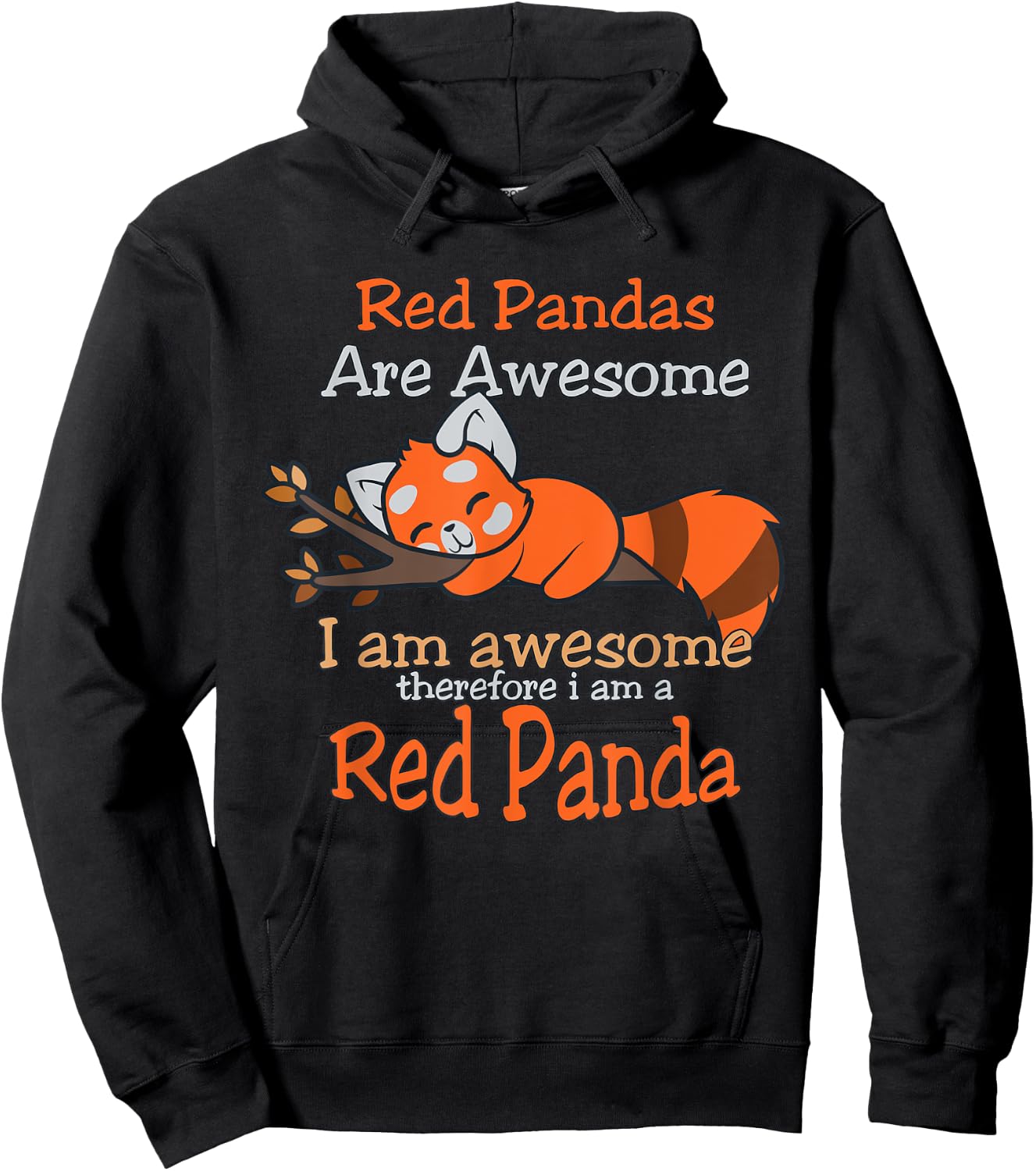 Red Panda Men Women Red Panda Lover Gift Red Panda Hoodie - Hoodie | Black