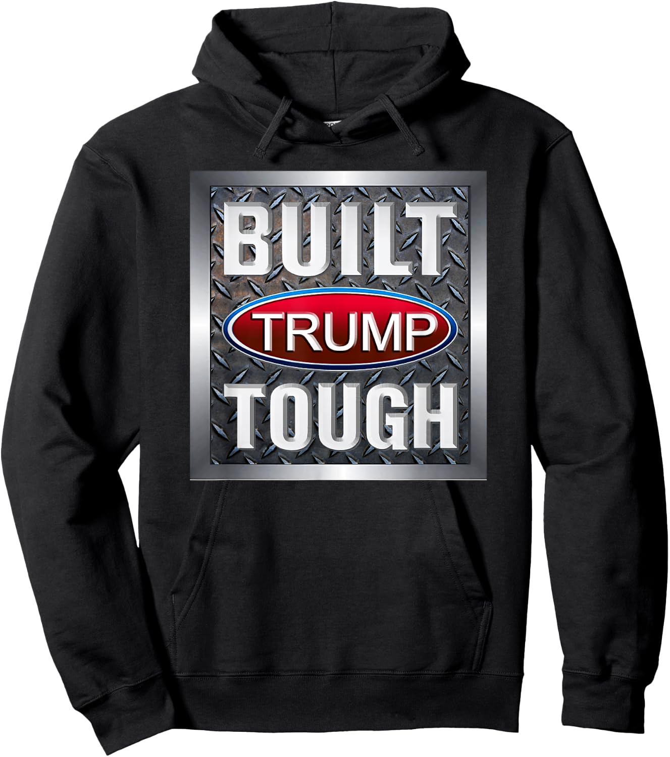 Built Trump Tough Hoodie - Hoodie | Black