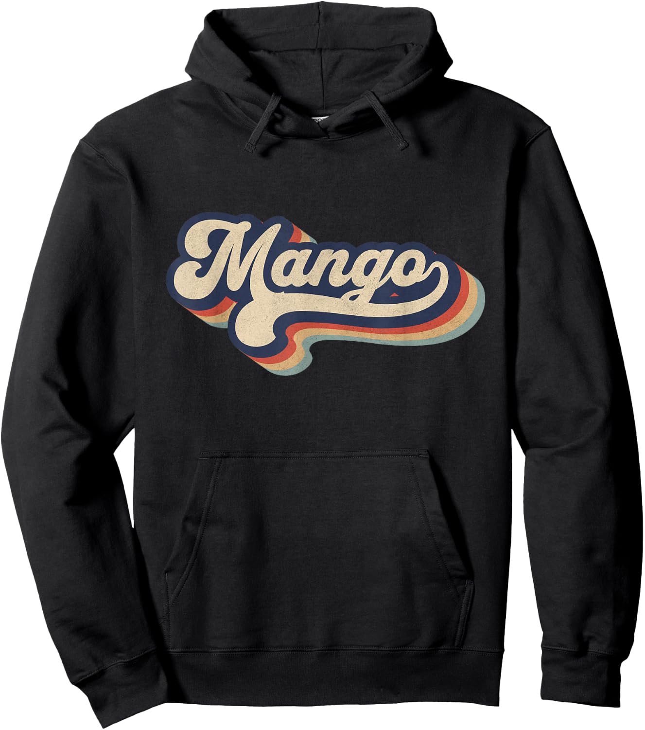 Retro Vintage Mango - Mango Lover - Mango Hoodie - Hoodie | Black