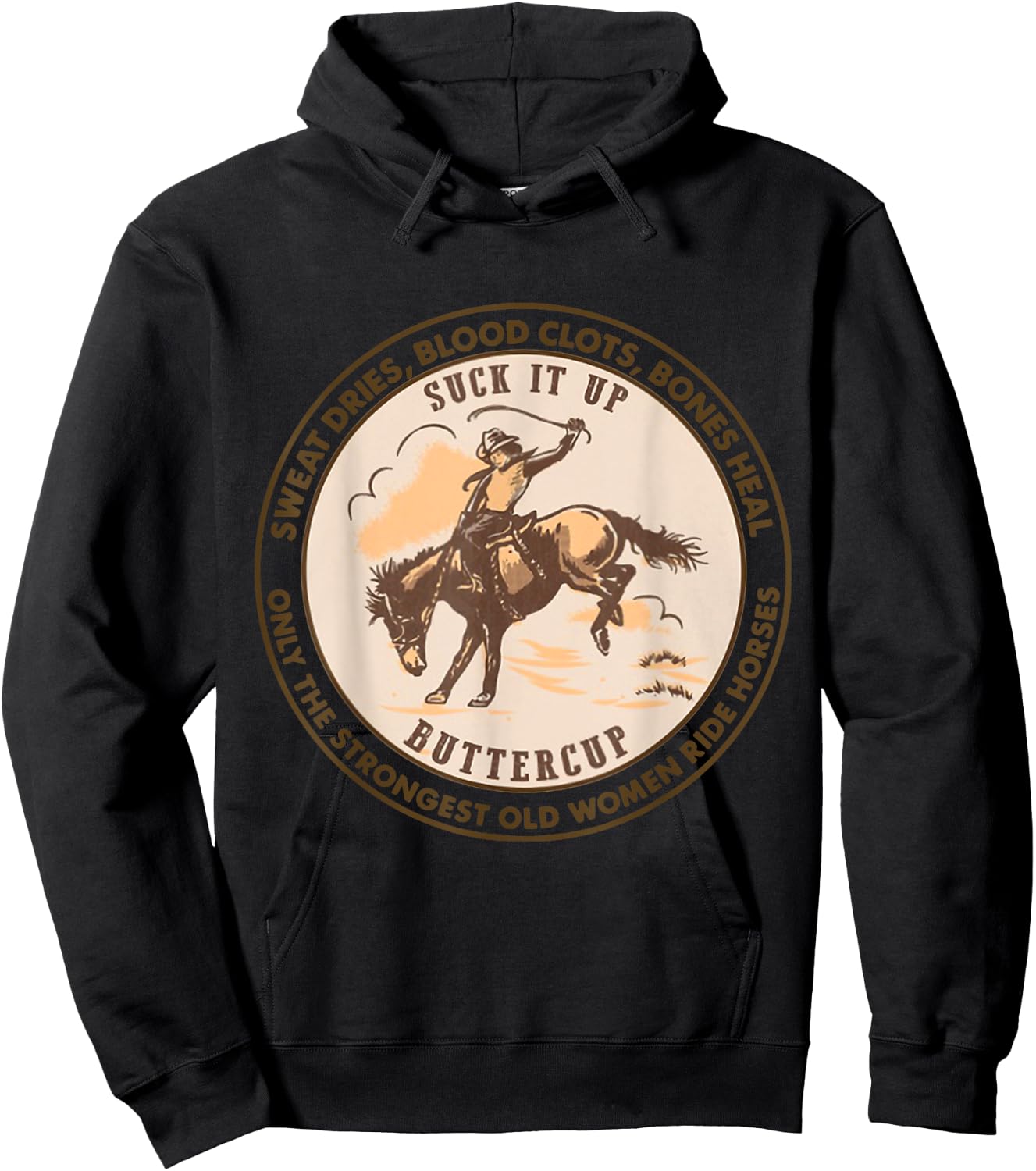 Sweat Dries Blood Clots Bones Heal Hoodie - Hoodie | Black