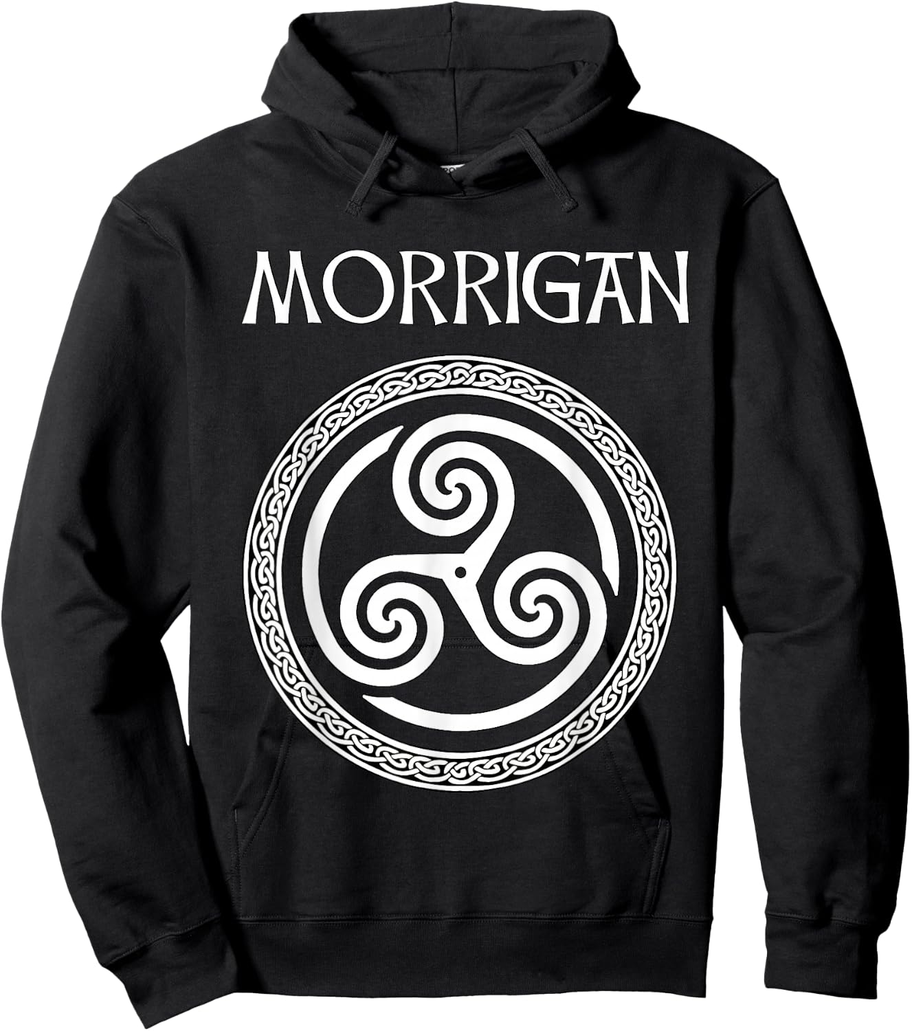Morrigan Celtic Goddess of Witchcraft, Magic and Death Hoodie - Hoodie | Black