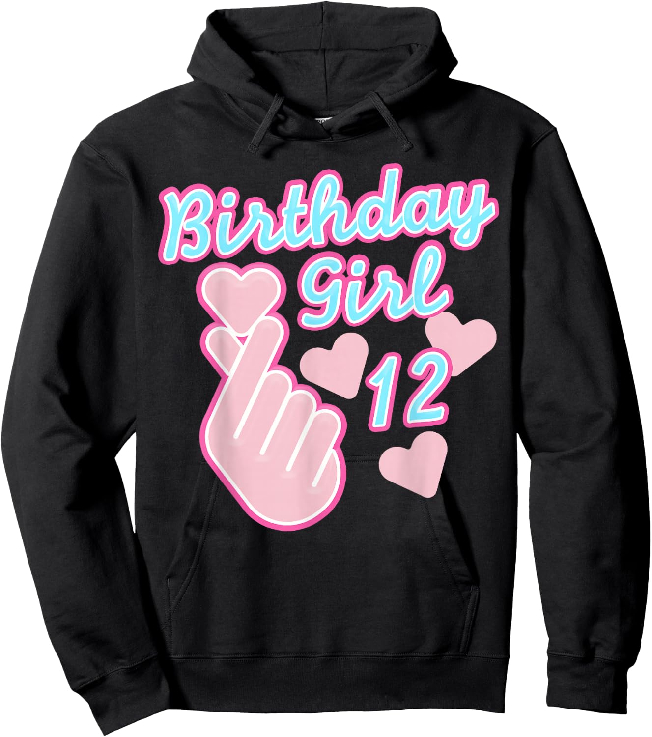 K-Pop Birthday Girl 12 Hoodie - Hoodie | Black
