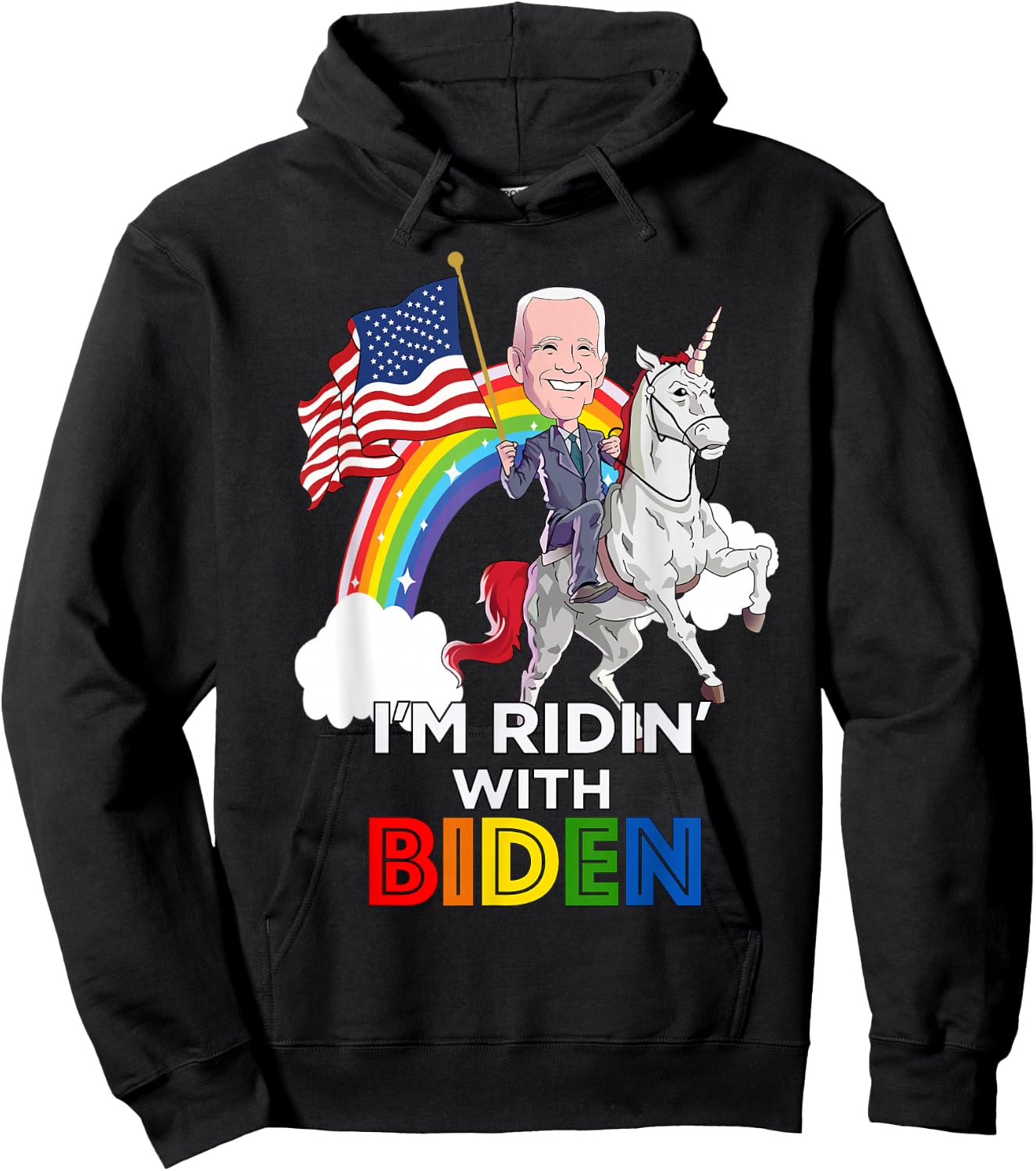 Ridin with Biden Hoodie - Hoodie | Black