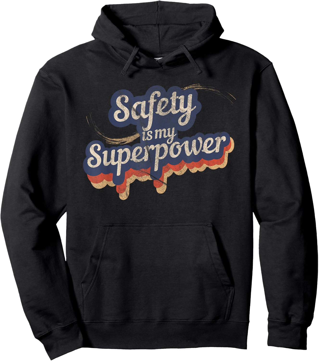 Safety Is My Superpower Safety Hoodie - Hoodie | Black