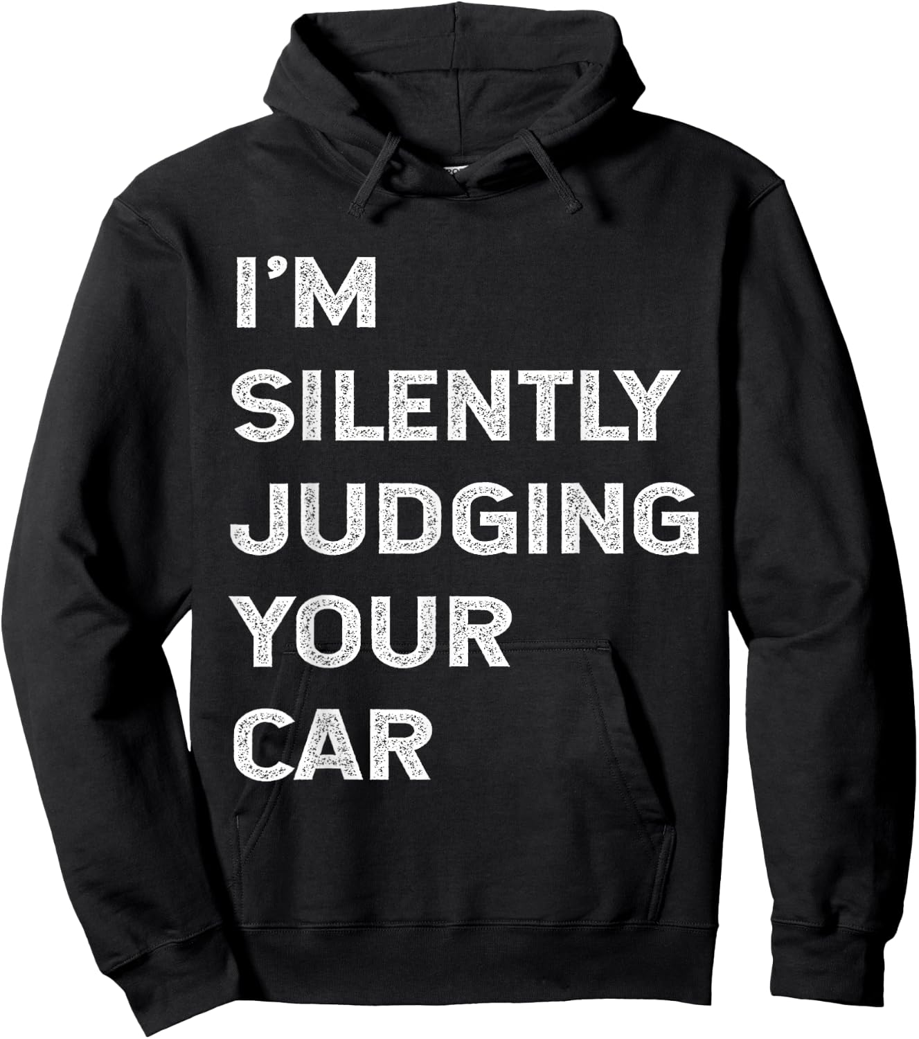 I'm Silently Judging Your Car Mechanic Auto Repair Mech Joke Hoodie - Hoodie | Black