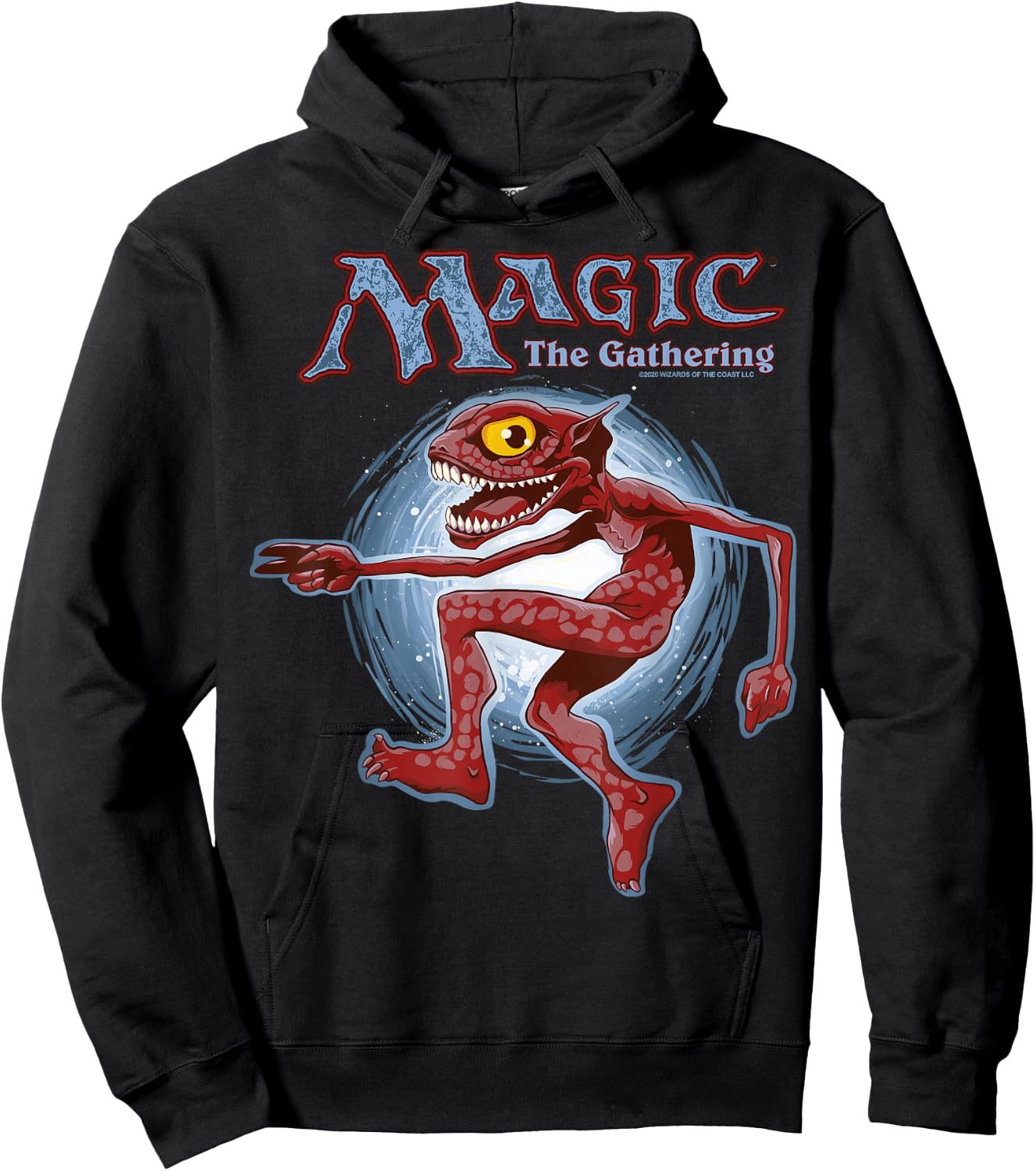 Magic: The Gathering Retro Red Monster Hoodie - Hoodie | Black