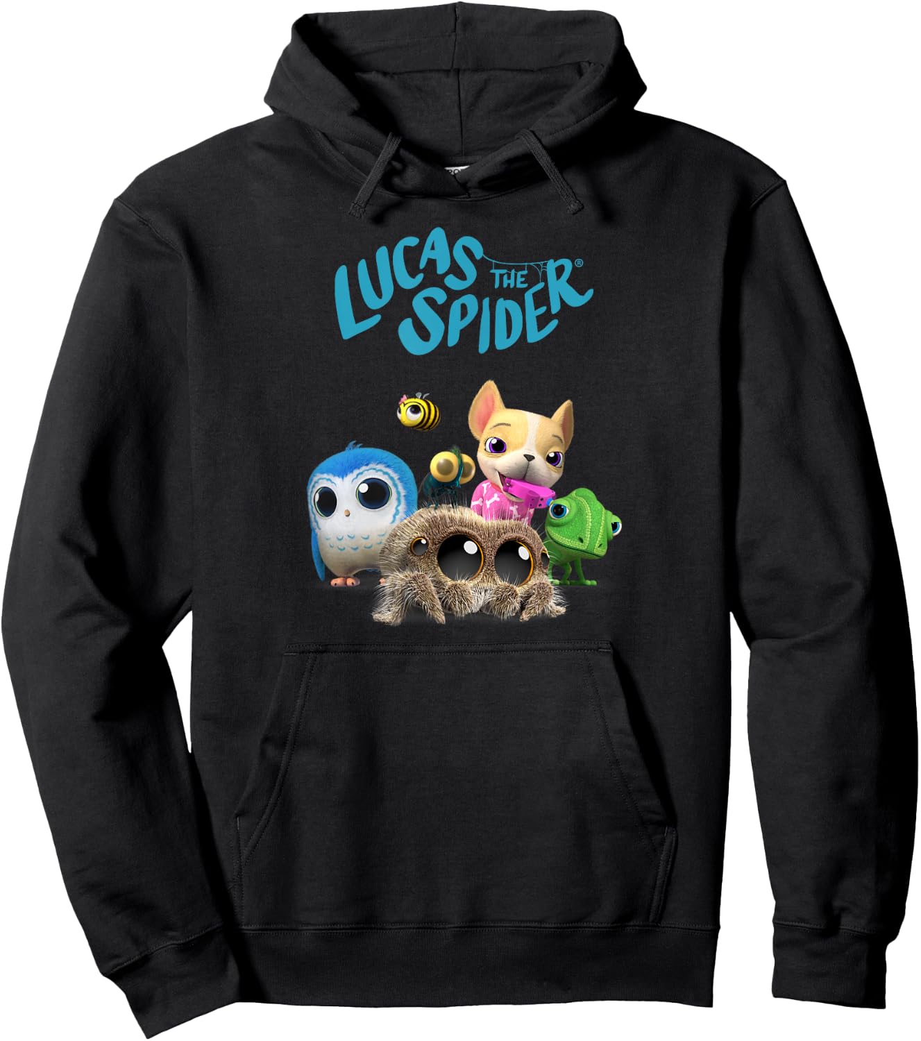 Lucas The Spider & Friends Hoodie - Hoodie | Black