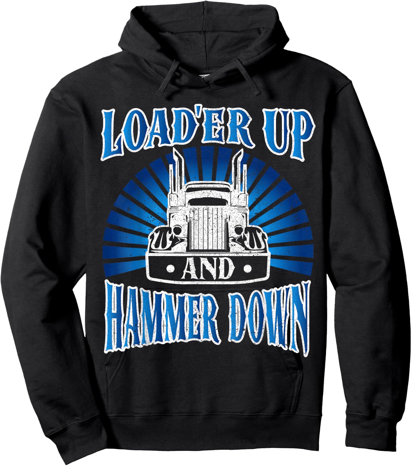 Truck Driver Humming Driver Truck Driver - Truck Driver Hoodie - Hoodie | Black