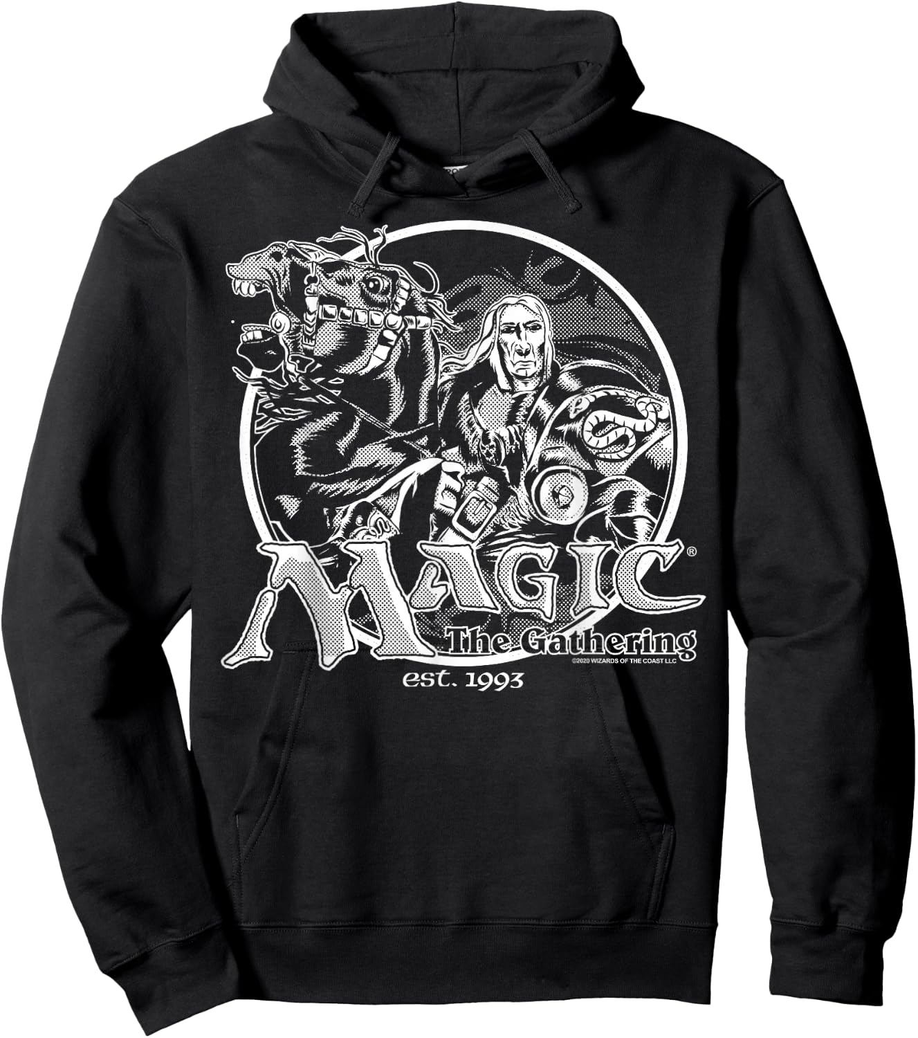 Magic: The Gathering Retro Logo Hoodie - Hoodie | Black