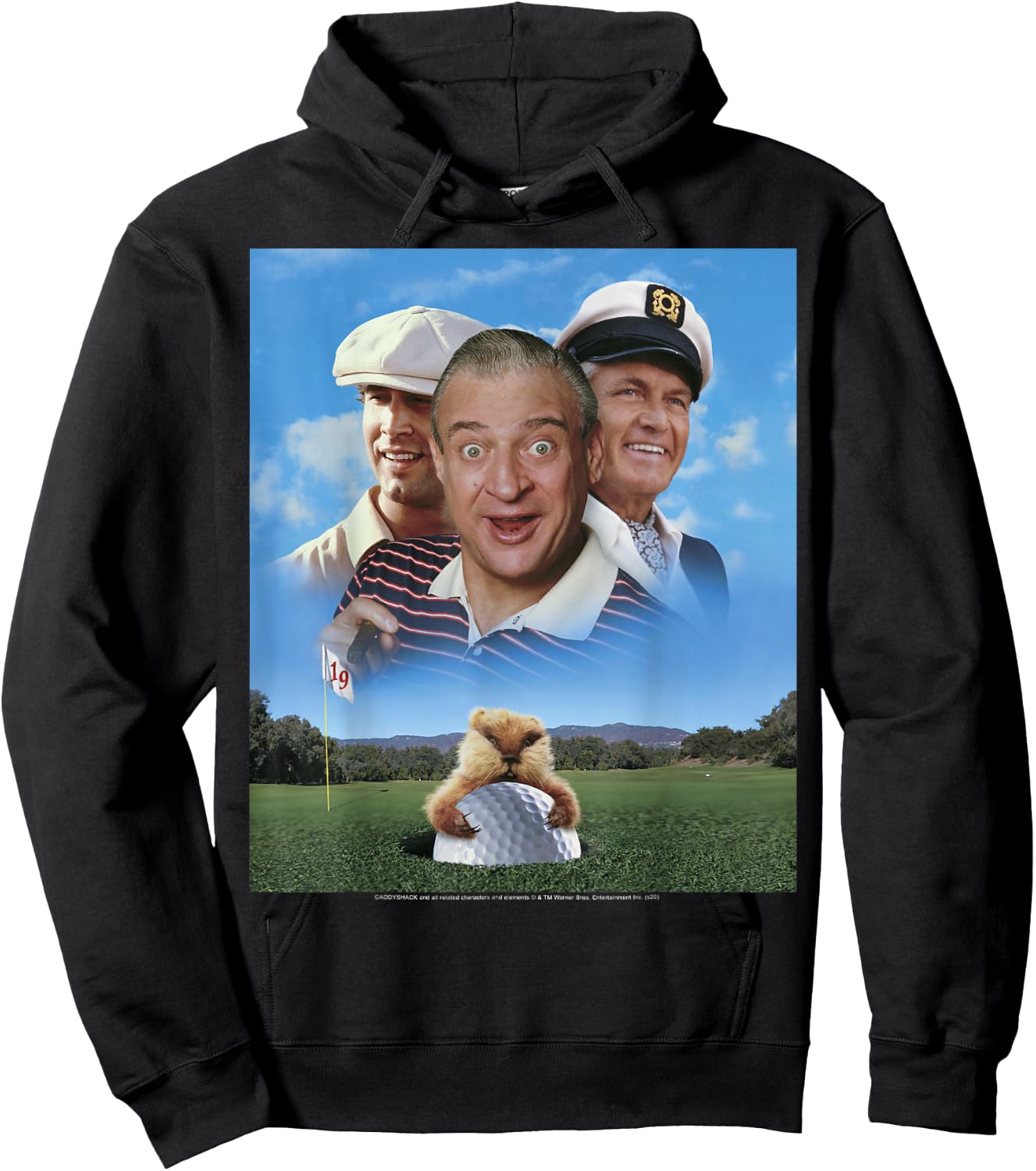 Caddyshack Group Shot Poster Hoodie - Hoodie | Black