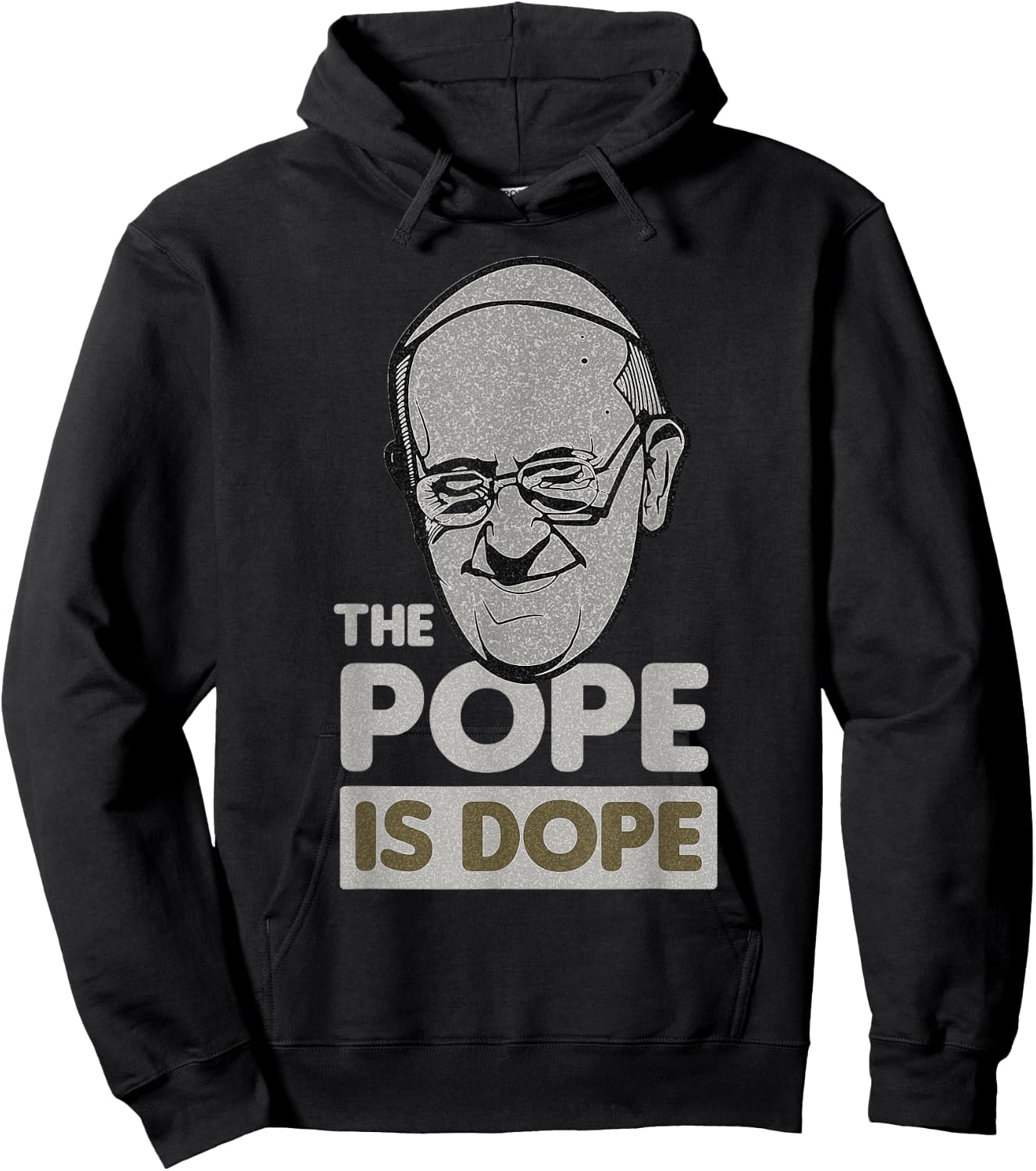 Pope Francis Catholic Saint Jesus Gift Hoodie - Hoodie | Black