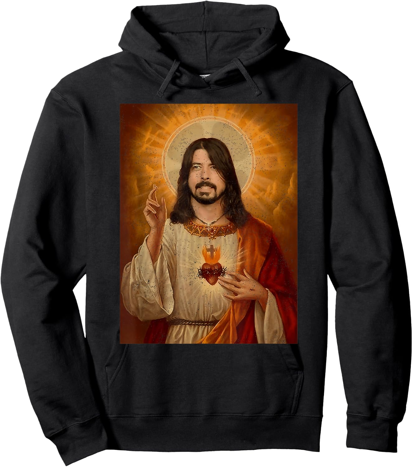 Dave Vintage Jesus The Saviour, Christ Meme Hoodie - Hoodie | Black