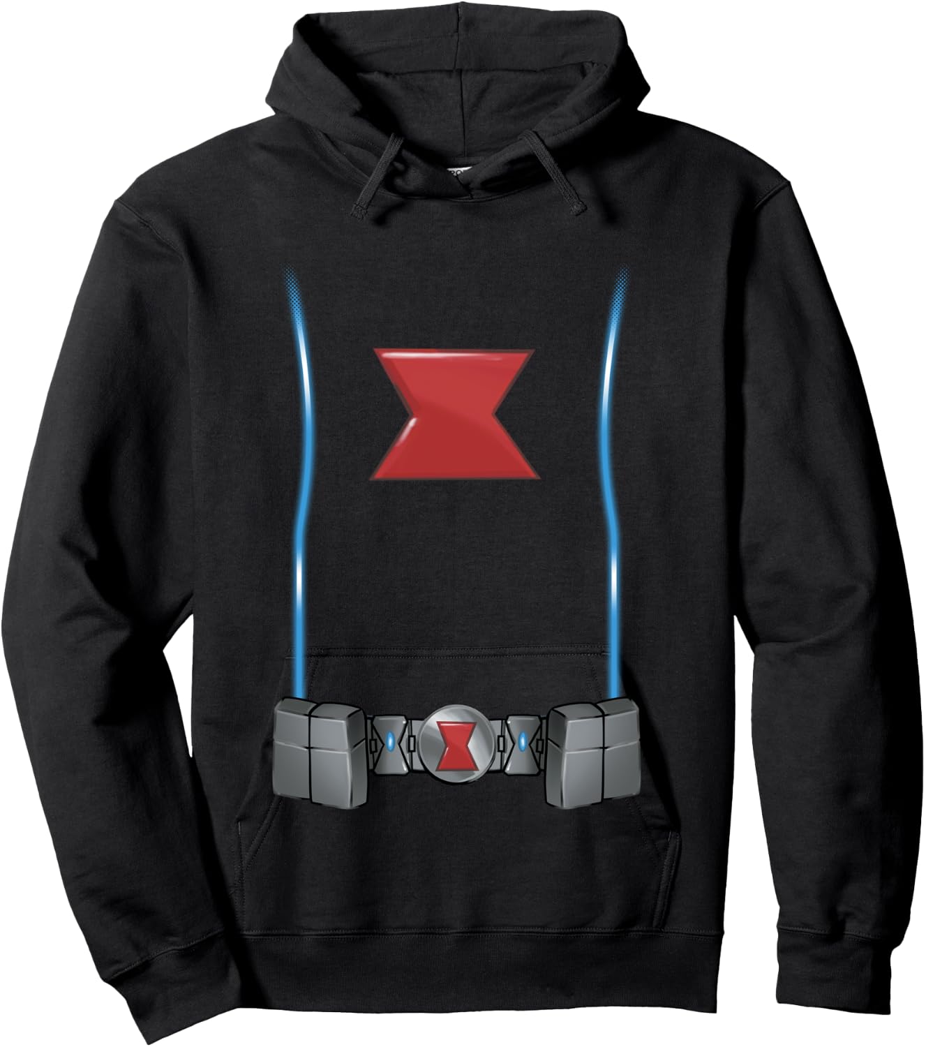 Marvel Halloween Black Widow Spy Costume Hoodie - Hoodie | Black
