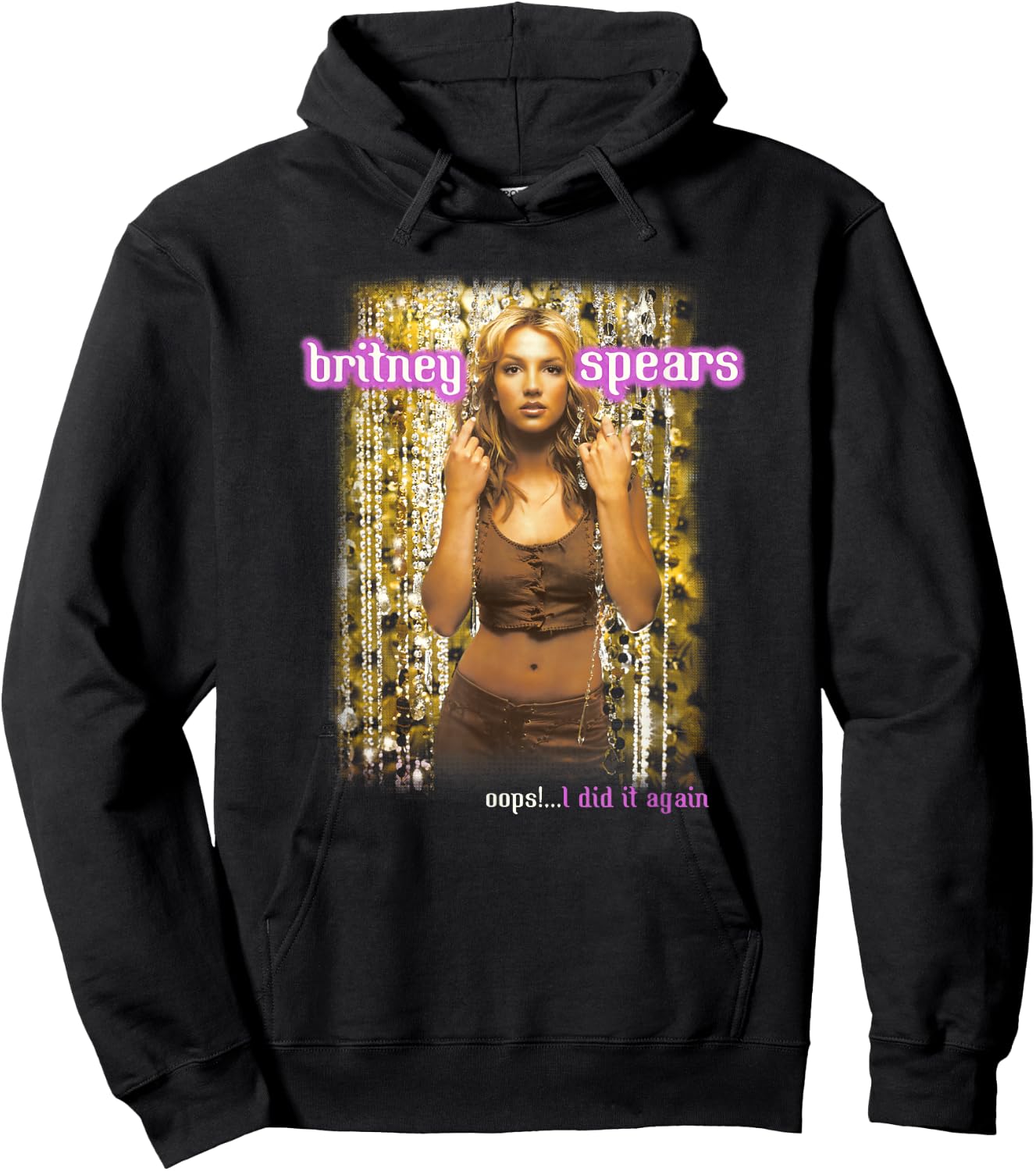 Britney Spears - Oops!... I Did It Again Anniversary Tour Short Sleeve Hoodie - Hoodie | Black