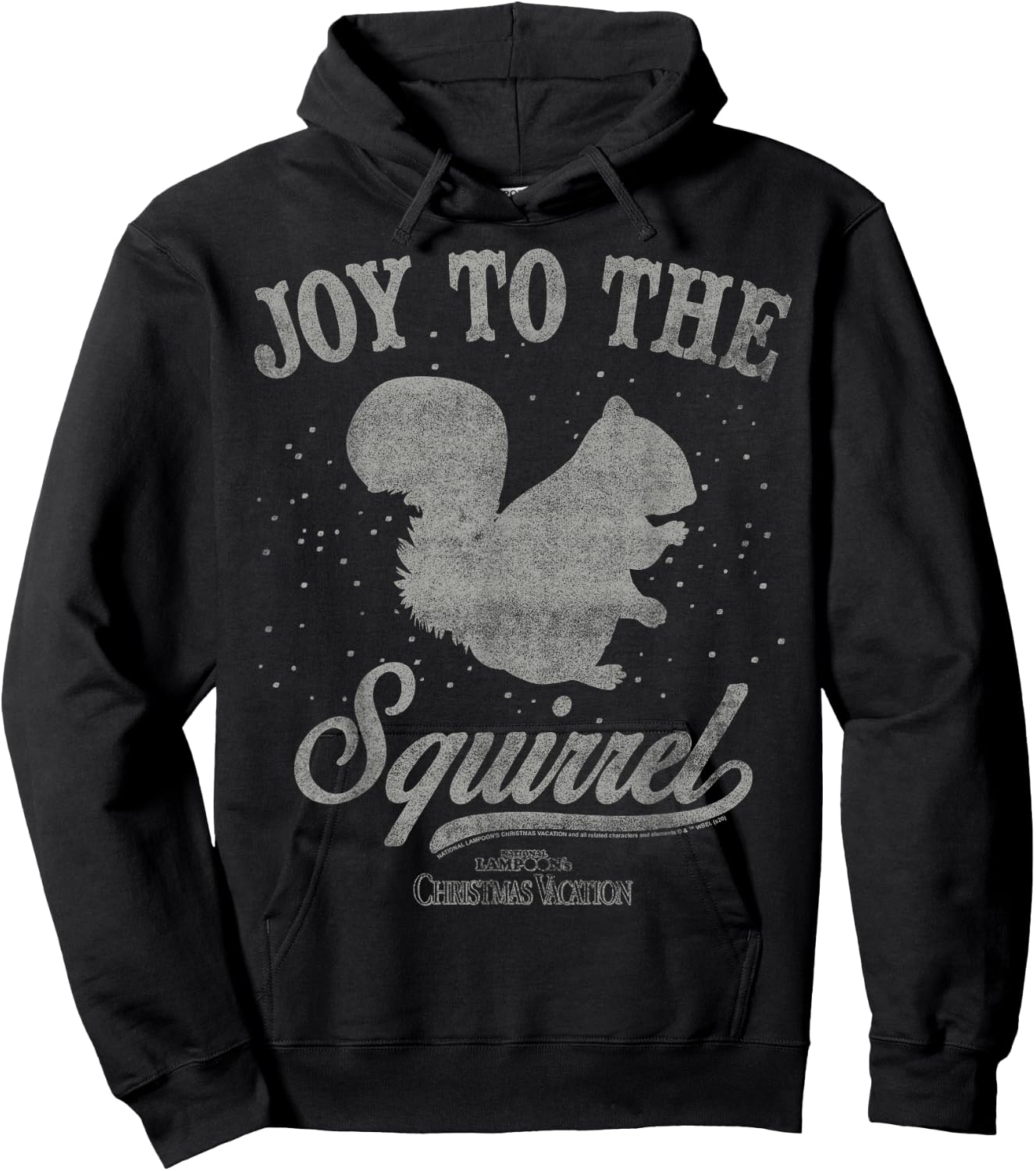 National Lampoon's Christmas Vacation Joy to The Squirrel Hoodie - Hoodie | Black