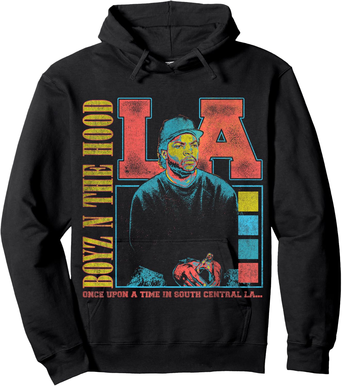 Boyz in The Hood Doughboy LA Portrait Small Hoodie - Hoodie | Black