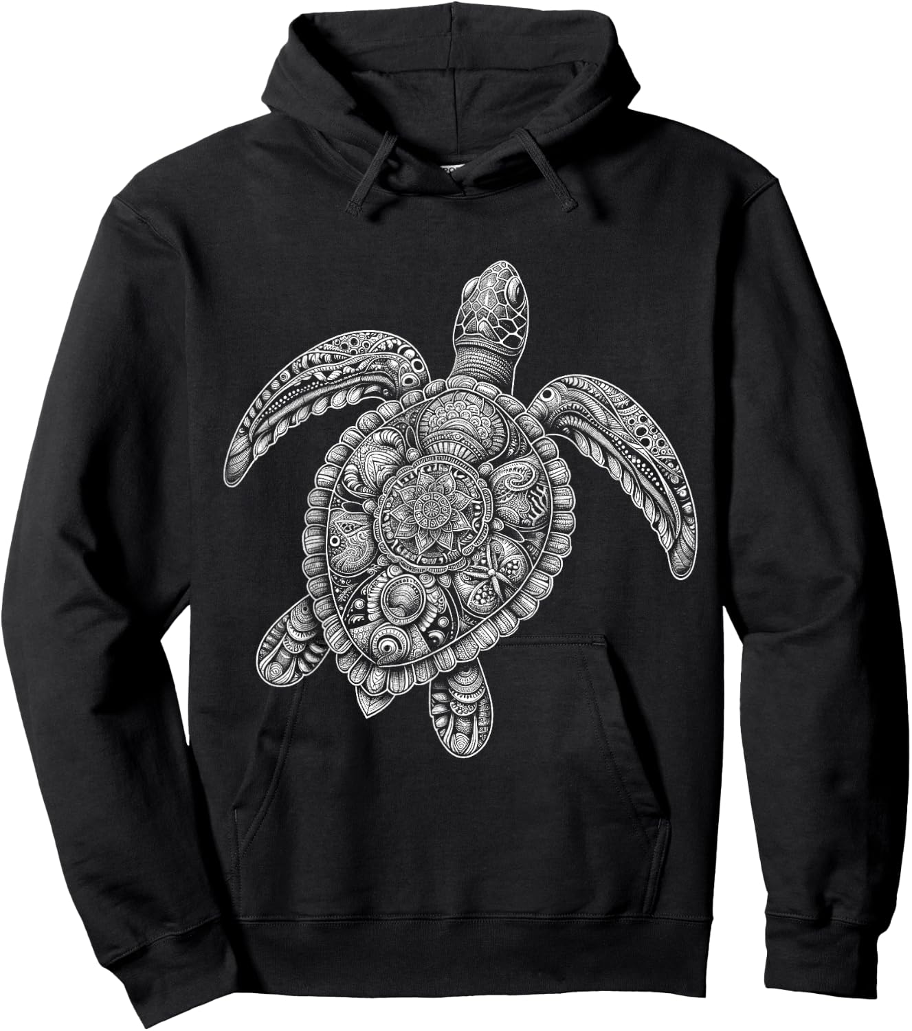 Sea Turtle Beach Lover Ocean Animal Graphic Novelty Hoodie - Hoodie | Black