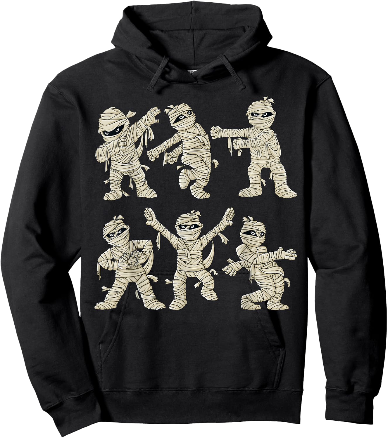 Halloween Dancing Mummy Dance Challenge Boys Girls Kids Hoodie - Hoodie | Black