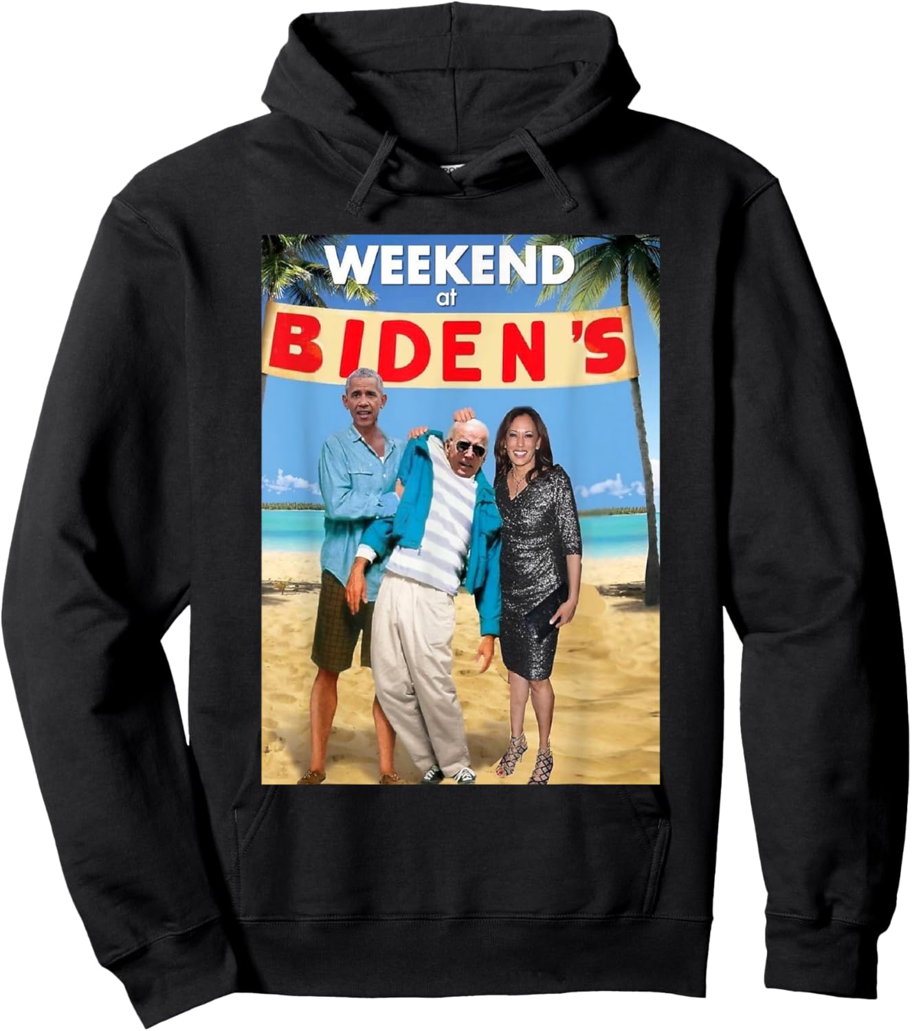 Weekend At Biden's Shirt, Weekend At Biden's Hoodie - Hoodie | Black