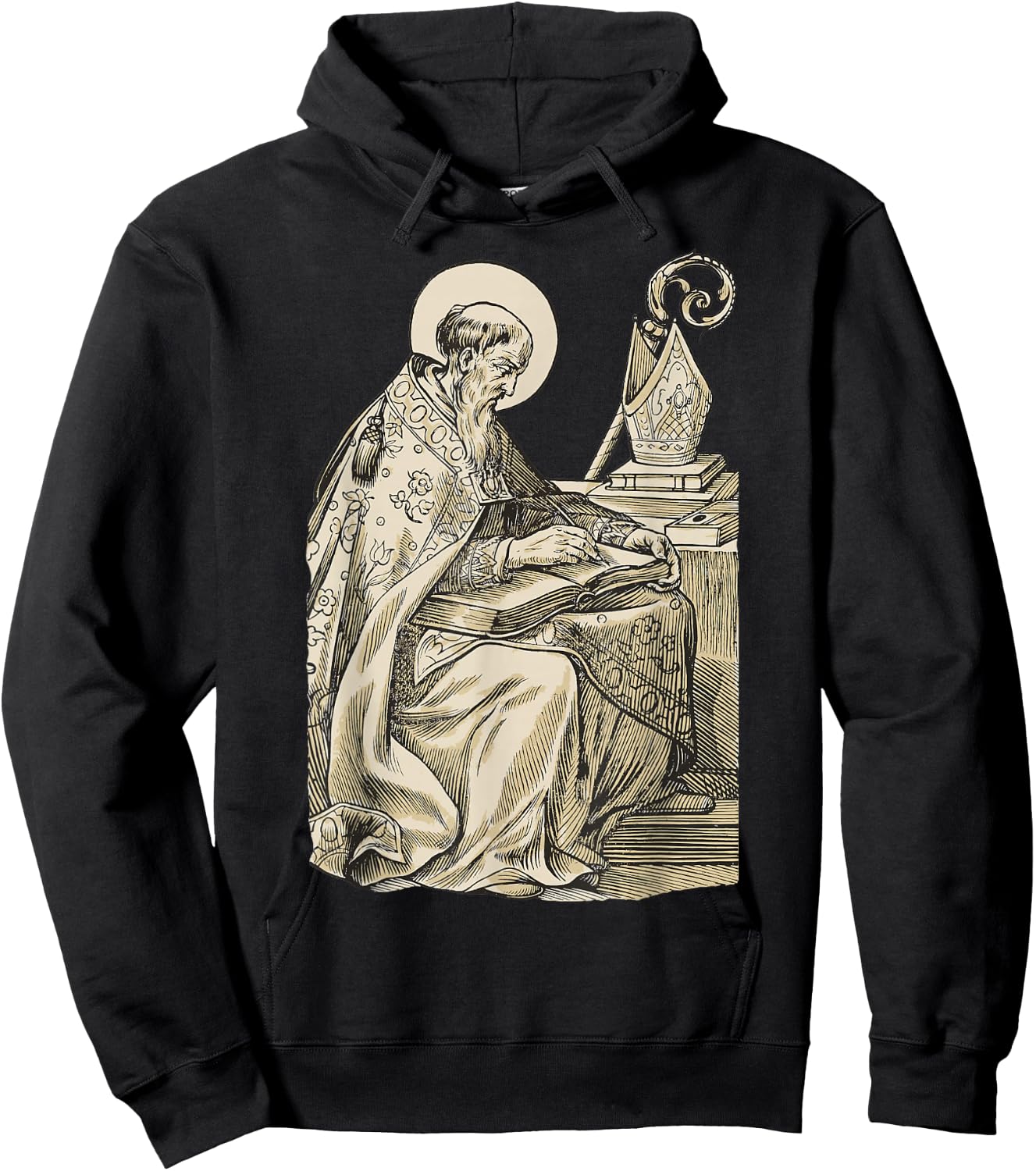 Saint Augustine of Hippo Catholic Philosopher Hoodie - Hoodie | Black