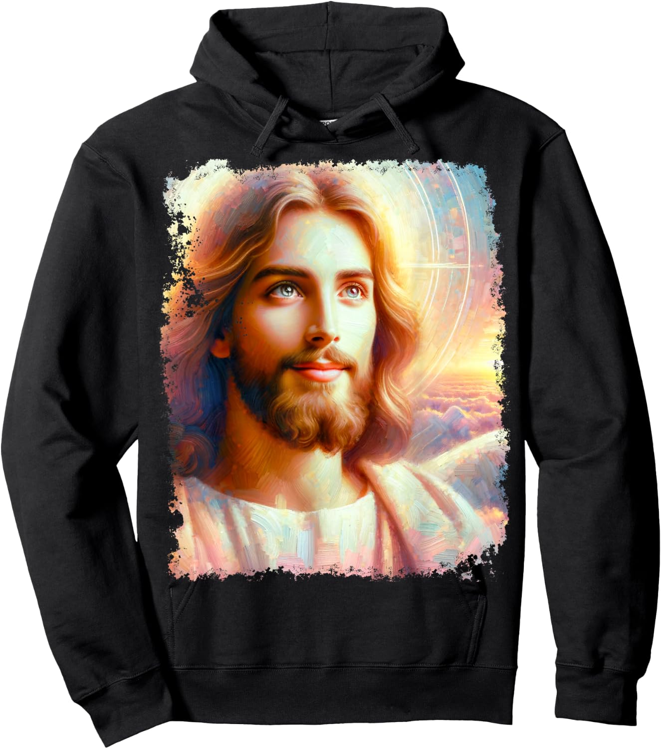 Jesus Christ Face Hoodie - Hoodie | Black