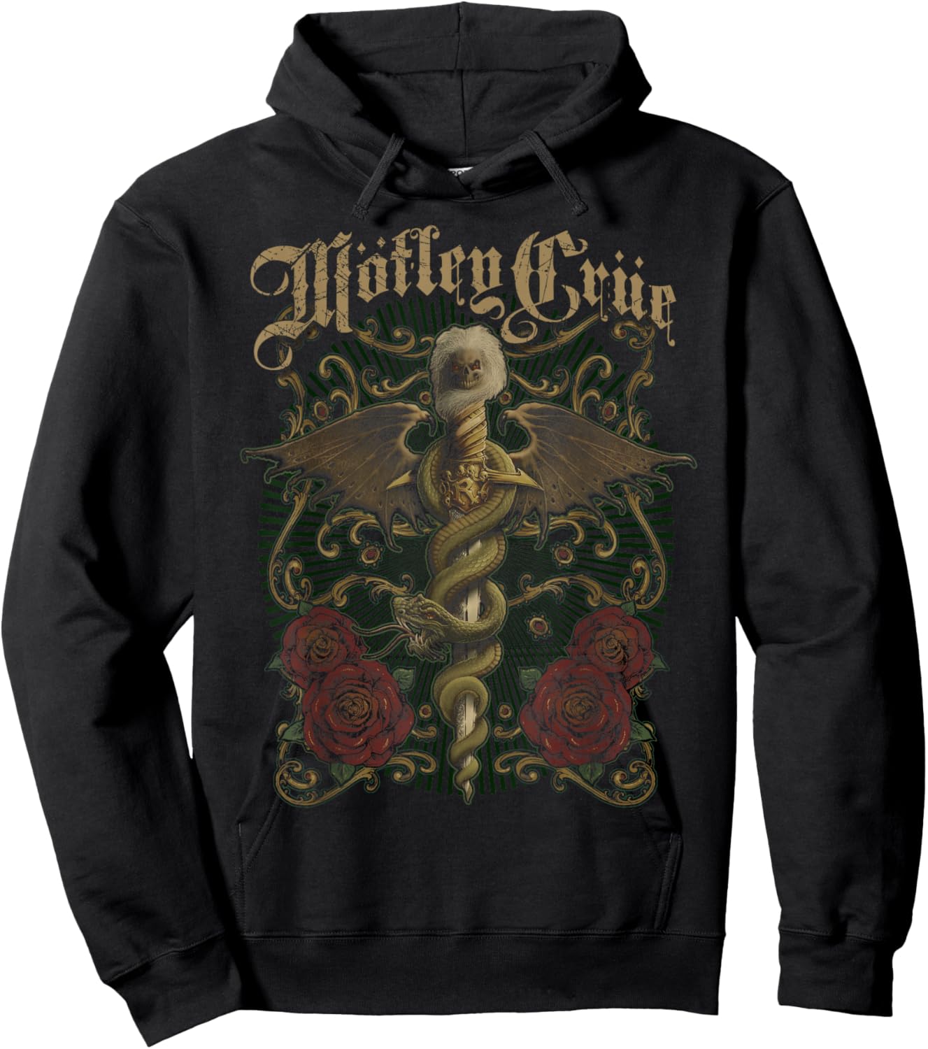 Mötley Crüe – Exquisite Dagger Hoodie - Hoodie | Black