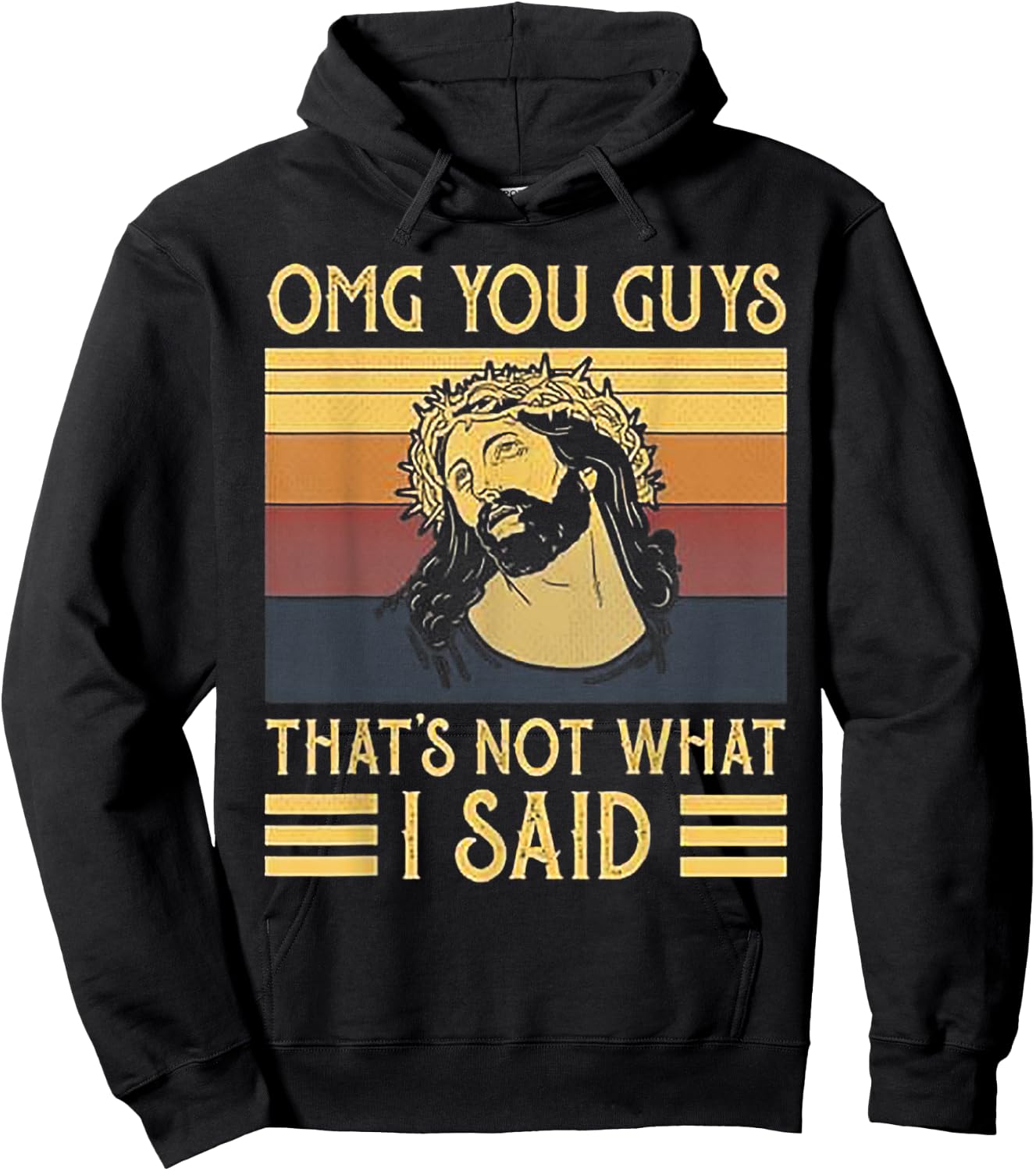 OMG You Guys That's Not What I Said Hoodie - Hoodie | Black