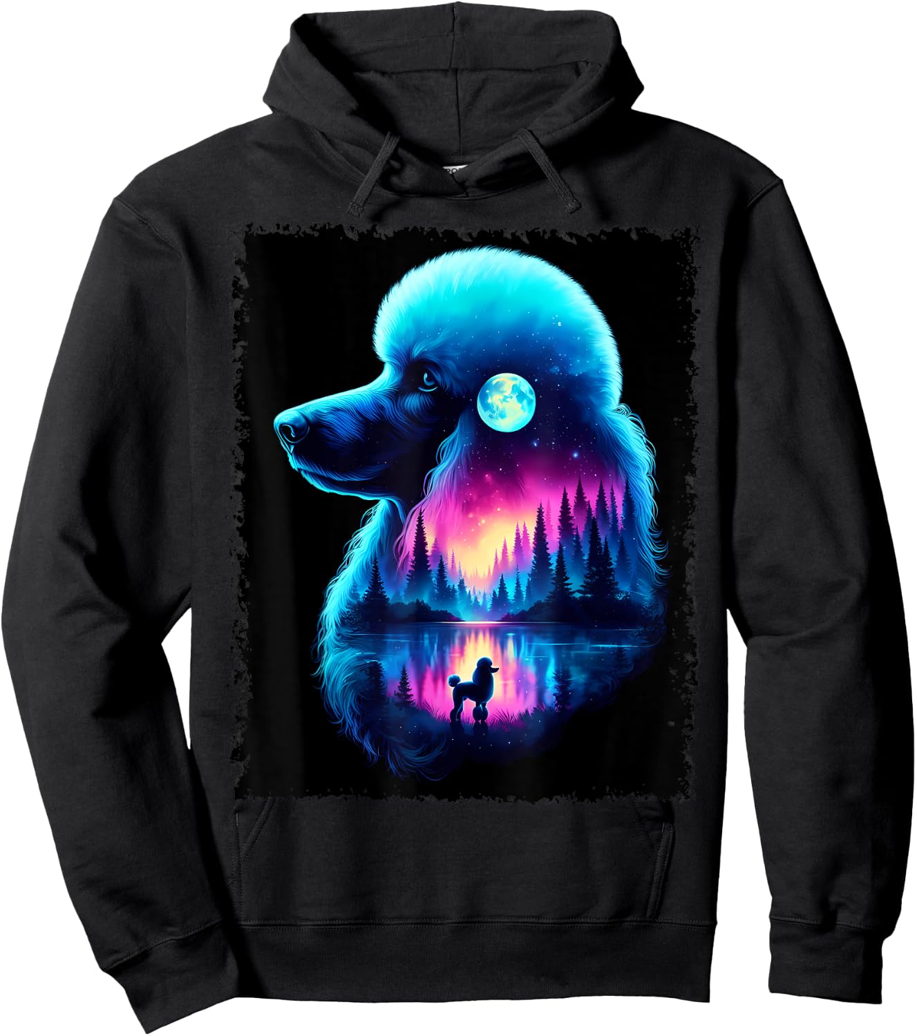 Spirit Animal Poodle Dog Owner Men Women Kids Hoodie - Hoodie | Black