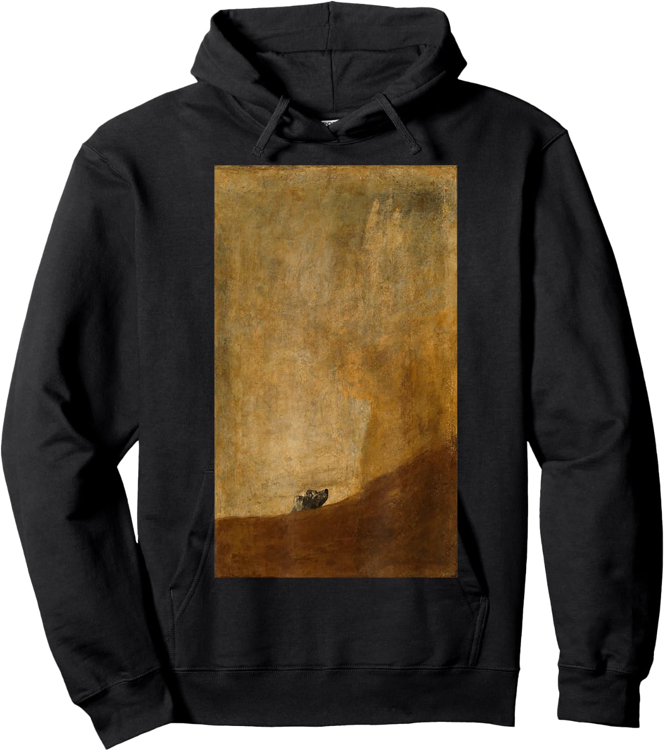 Francisco Goya Dog Painting Men Women Hoodie - Hoodie | Black