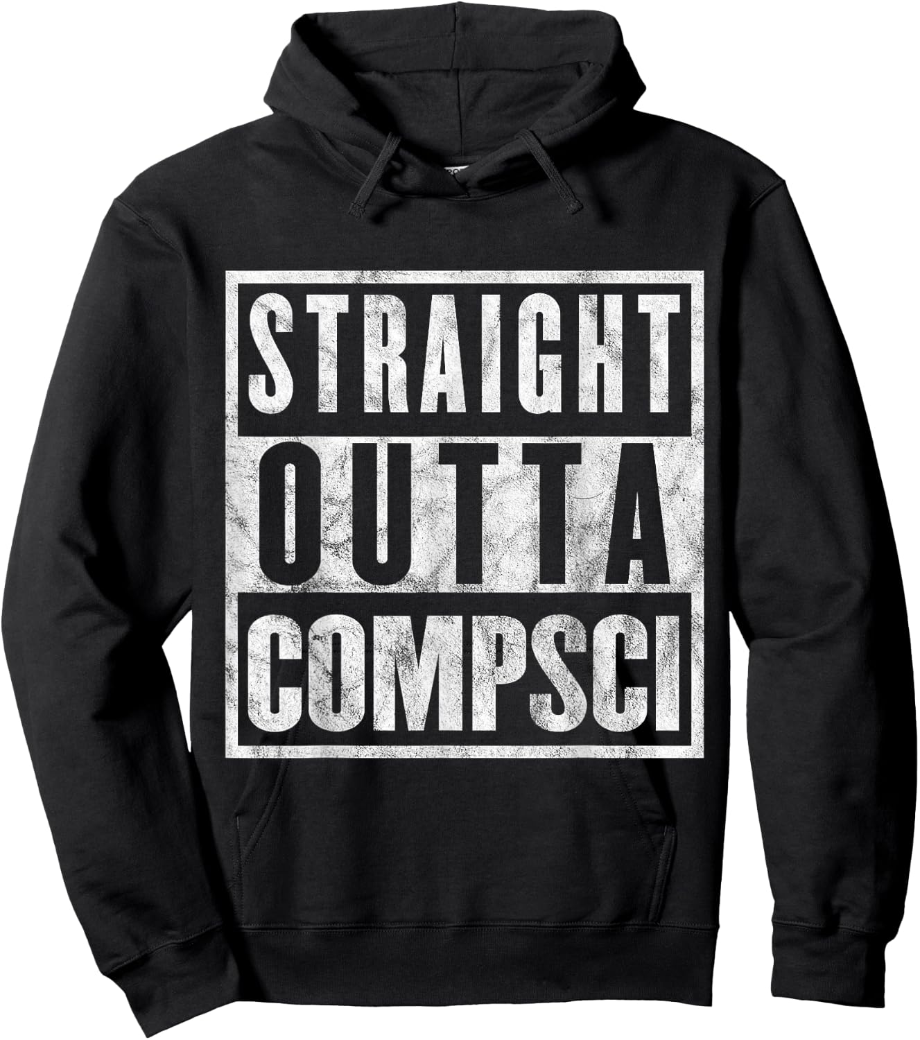 Straight Outta Comp Sci Parody Computer Science Hoodie - Hoodie | Black