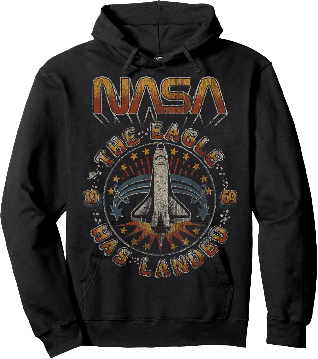 NASA The Eagle Has Landed 1969 Hoodie - Hoodie | Black