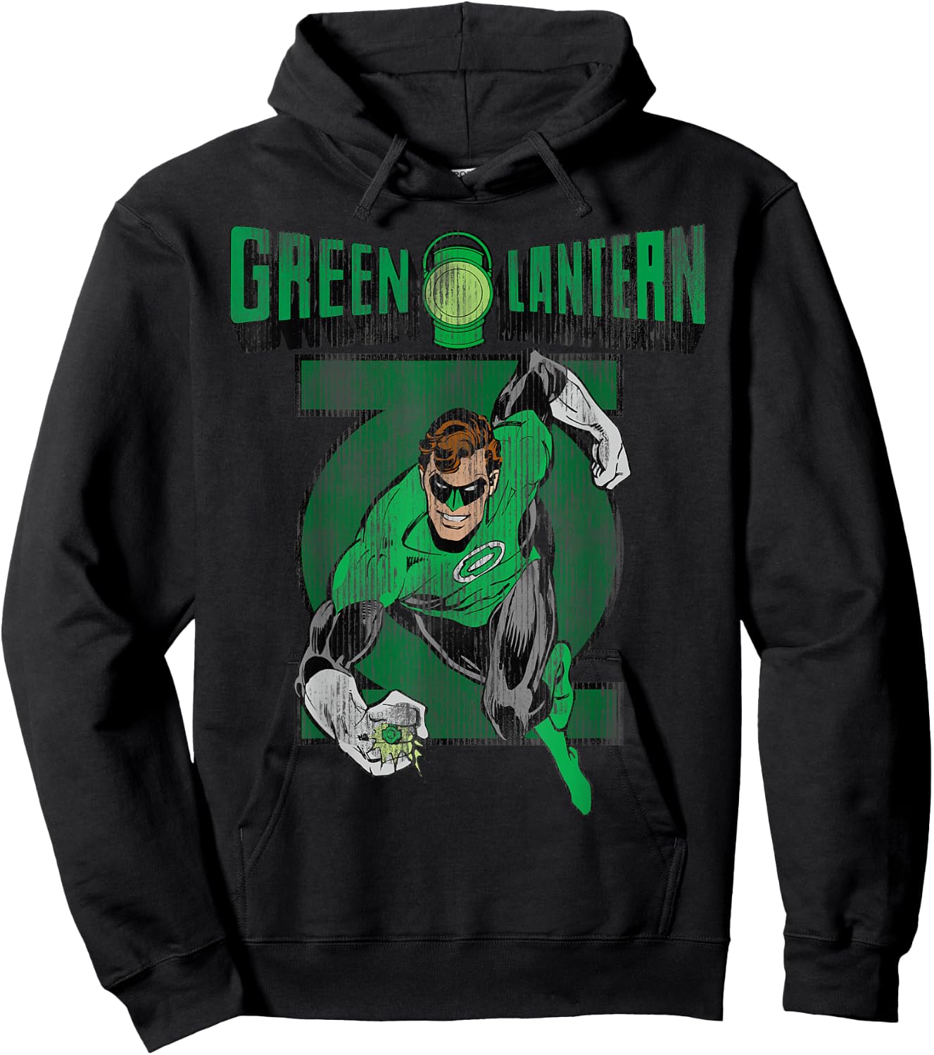 DC Comics The Green Lantern Run Hal Hoodie - Hoodie | Black