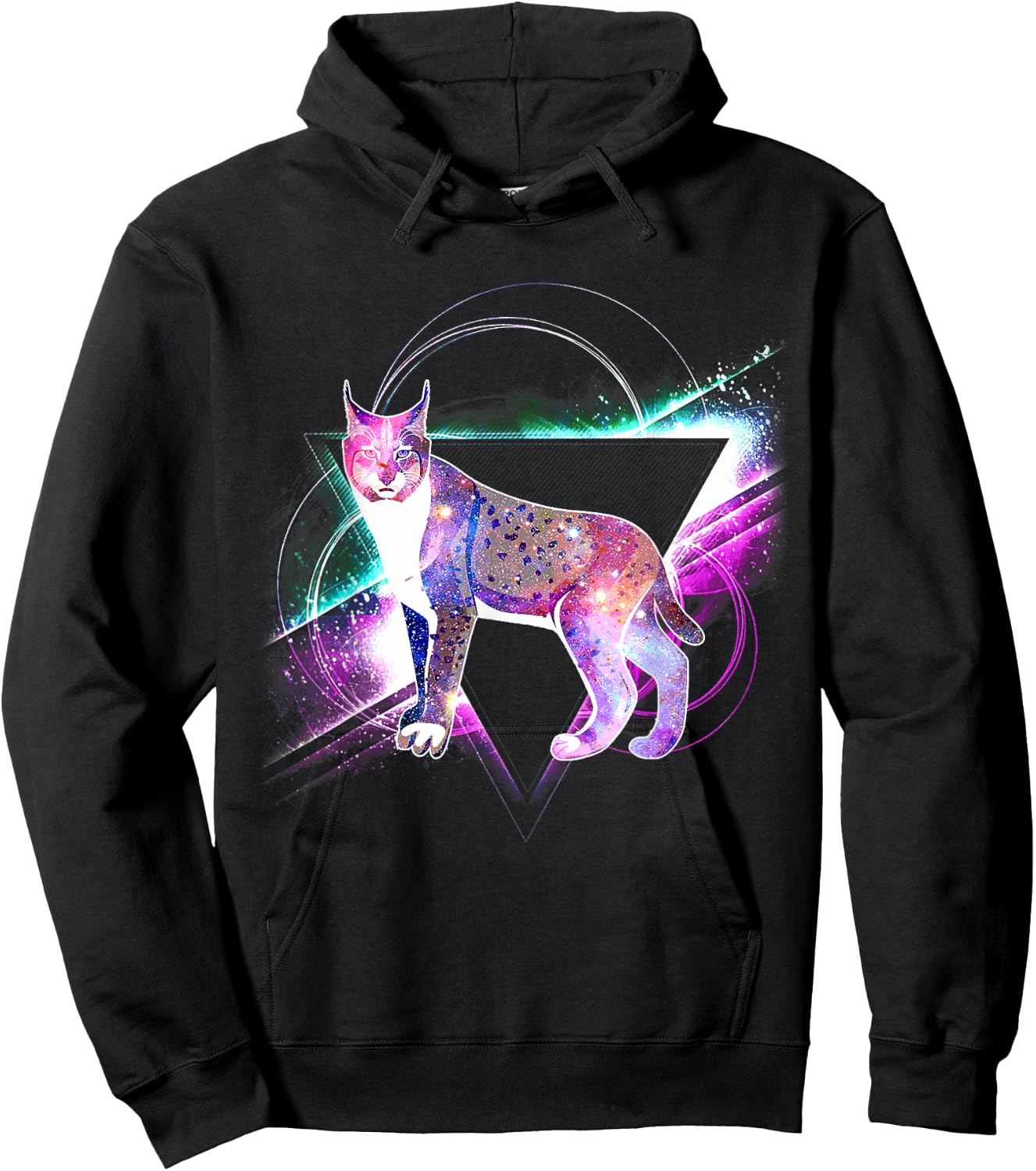 Aesthetic Galaxy Bobcat Hoodie - Hoodie | Black
