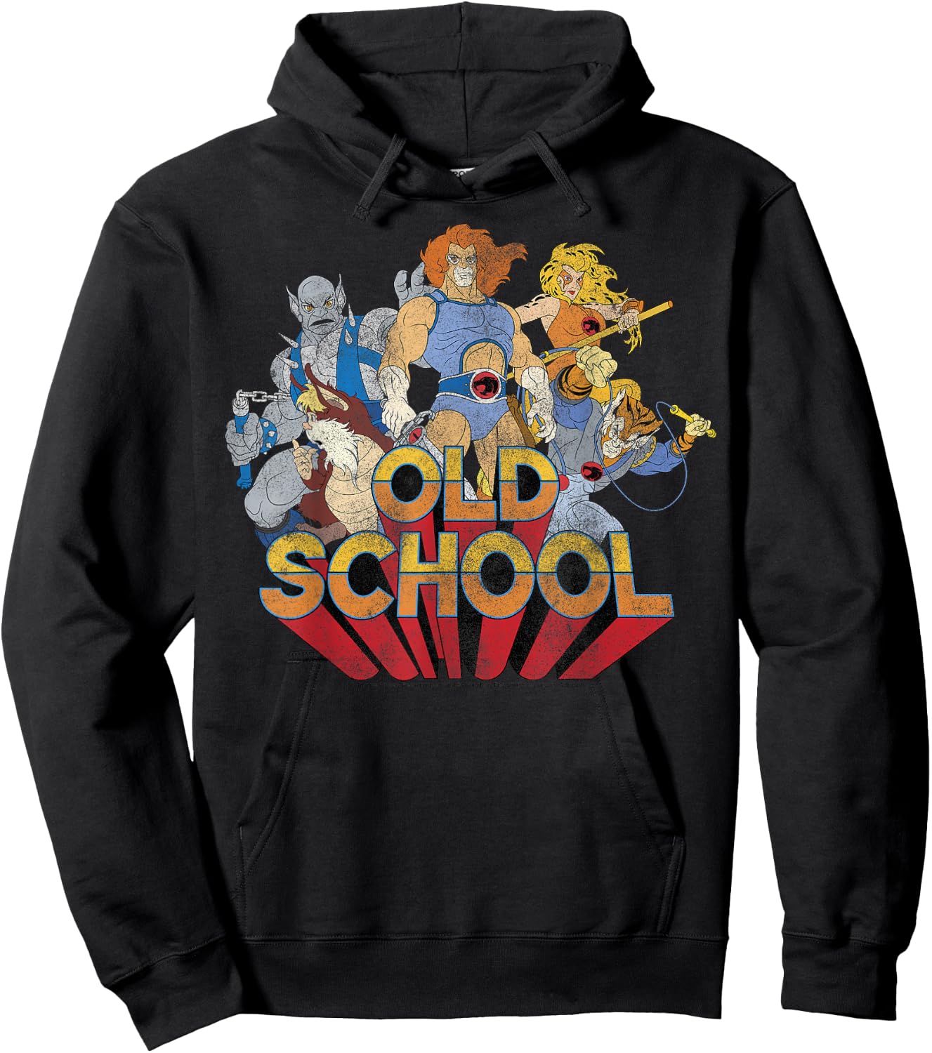 Thundercats Old School Group Shot Hoodie - Hoodie | Black