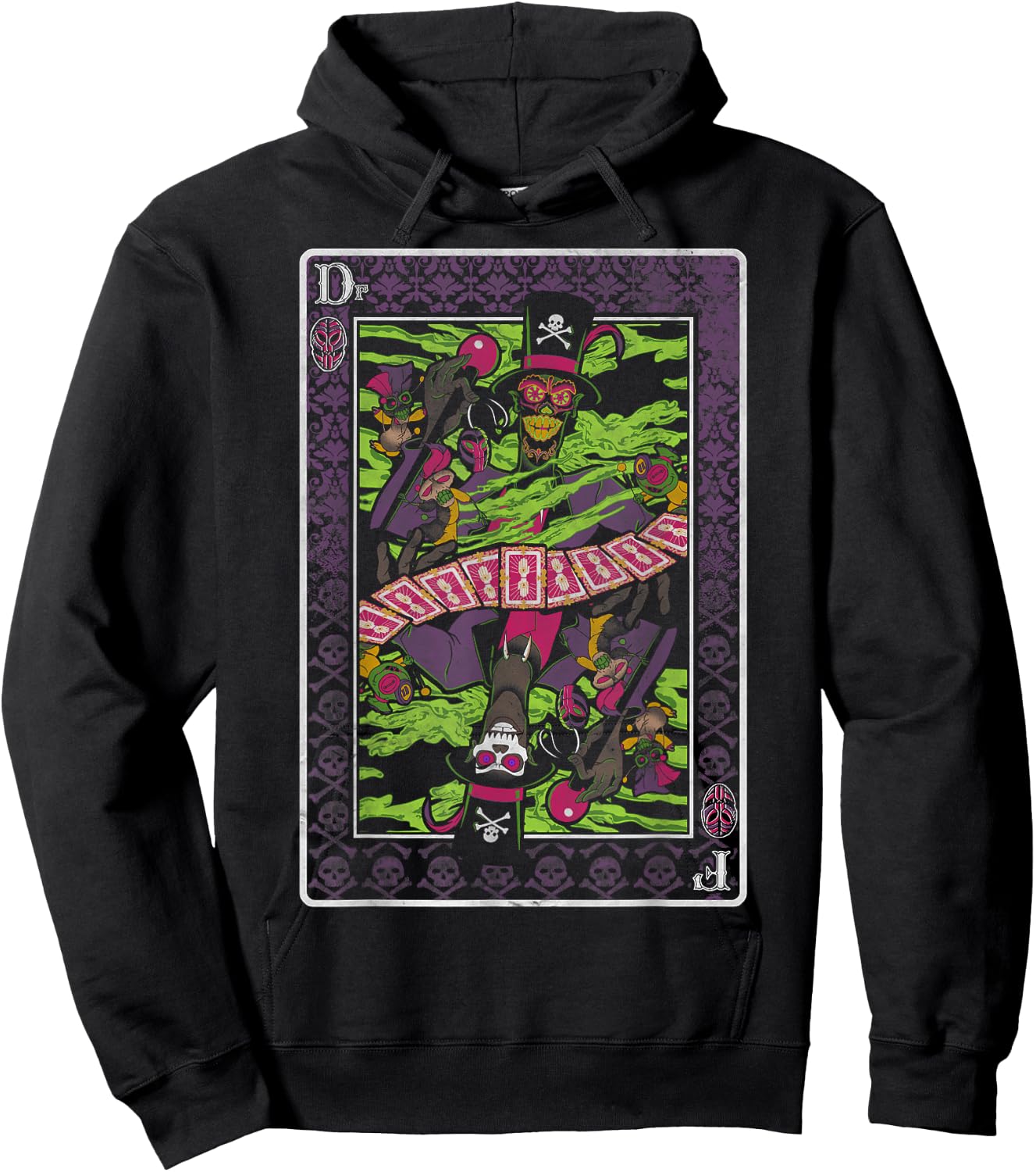 Disney Villains Dr. Facilier Playing Card Hoodie - Hoodie | Black