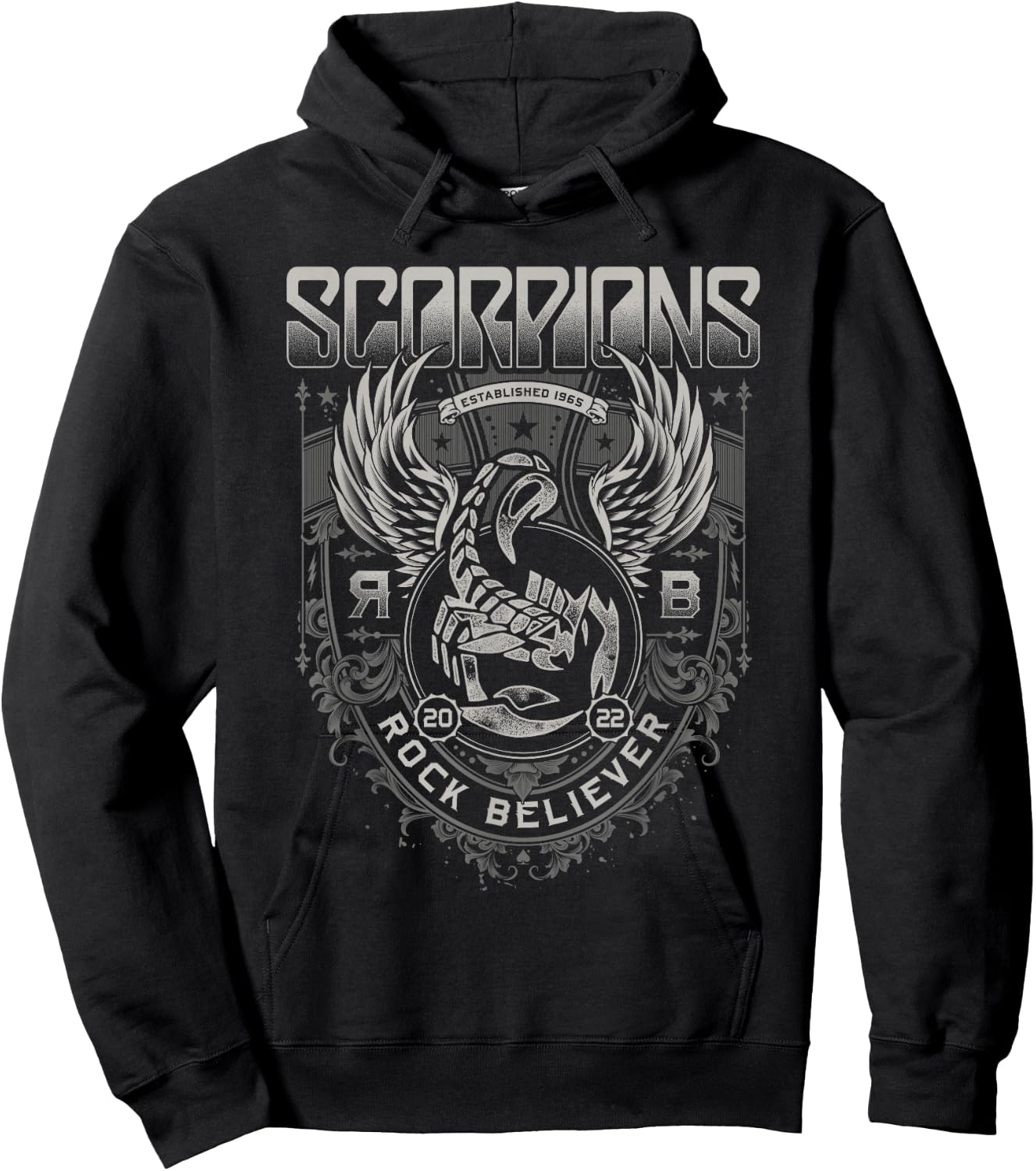 Rock Believer Ornaments Hoodie - Hoodie | Black
