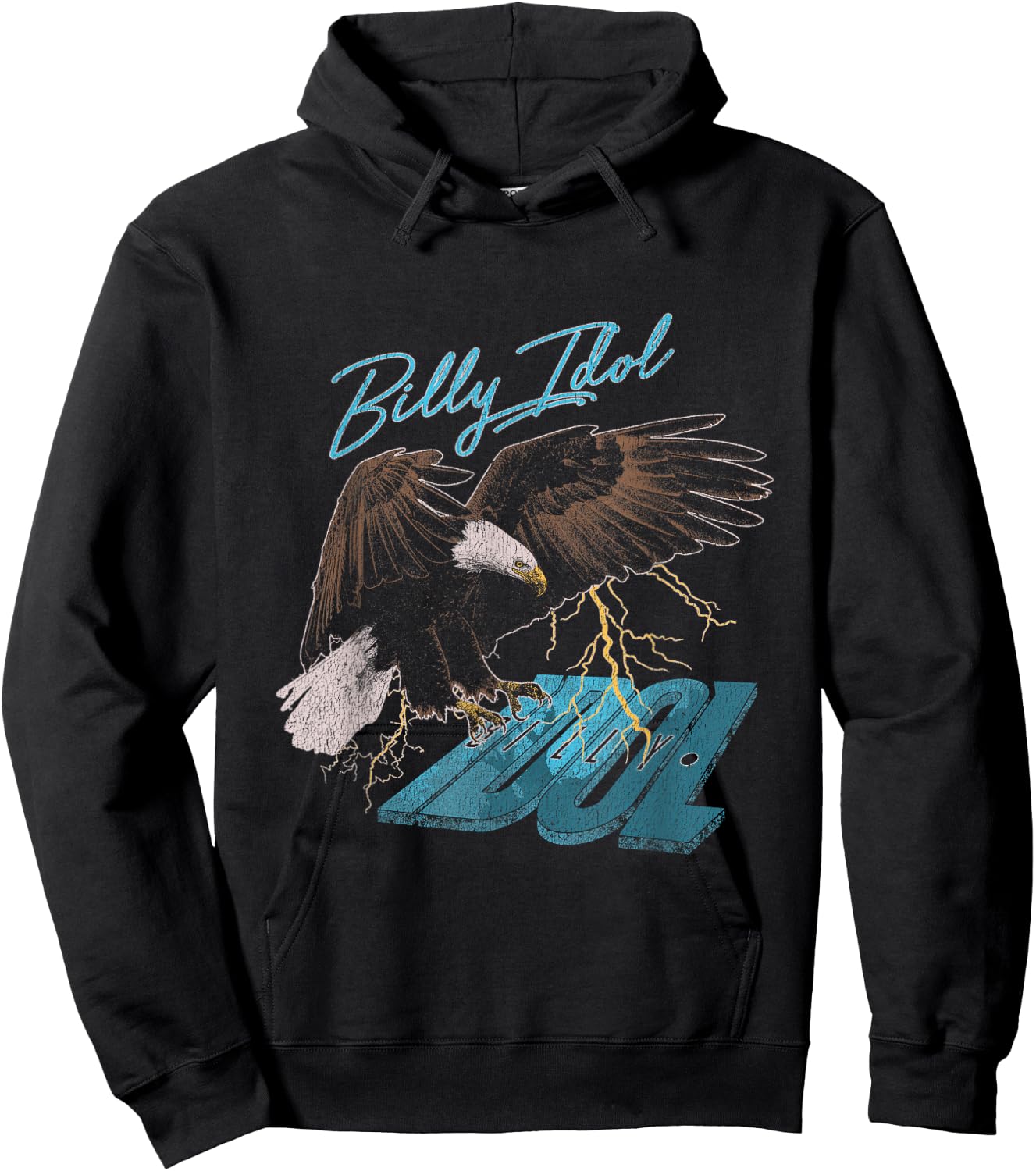 Billy Idol - Biker Eagle Hoodie - Hoodie | Black