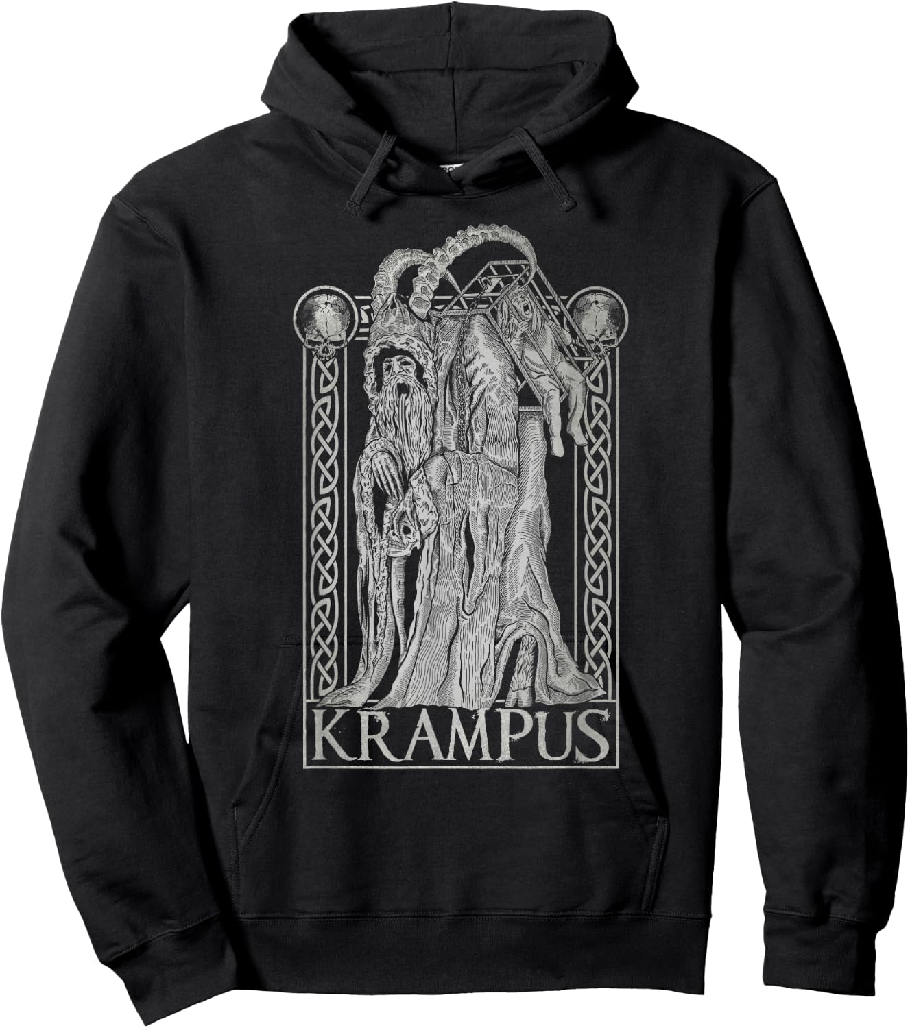 Krampus - Gruss von Krampus Dark Gothic Christmas Hoodie - Hoodie | Black
