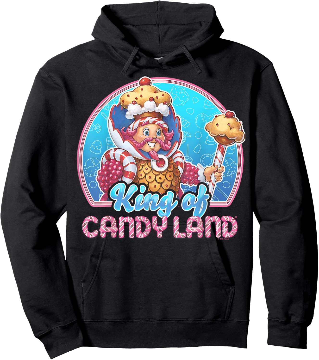 Candy Land King of Candy Land Portrait Hoodie - Hoodie | Black
